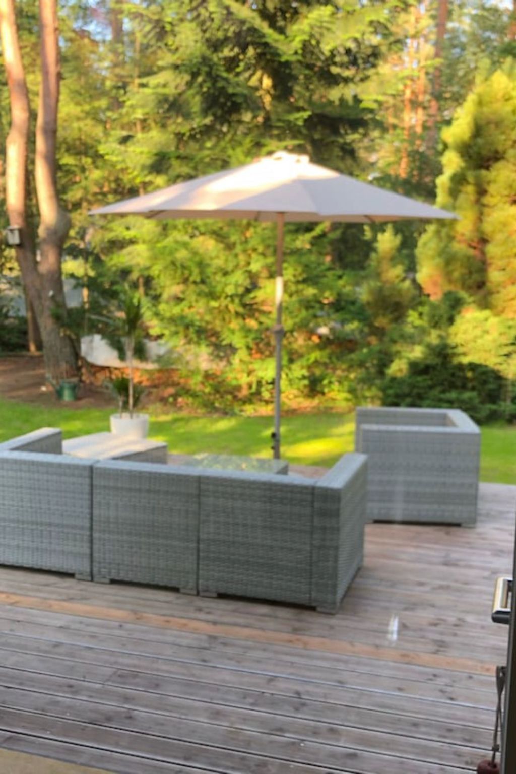 Reetdach Ferienhaus am Lübbesee Sauna Bootsteg neu-Binnen