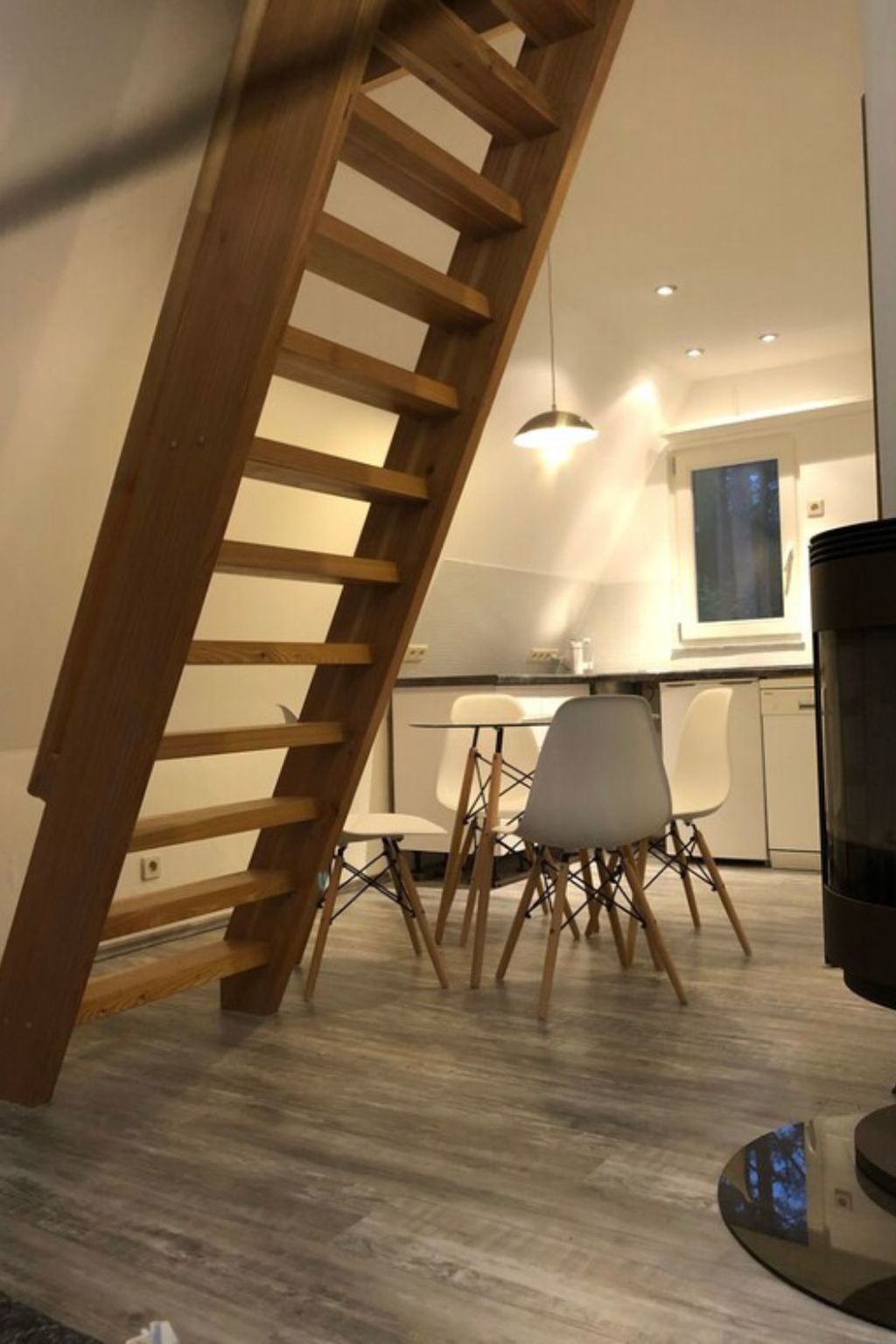 Reetdach Ferienhaus am Lübbesee Sauna Bootsteg neu-Binnen