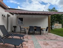 in Berkenlatten mit Großer Terrasse