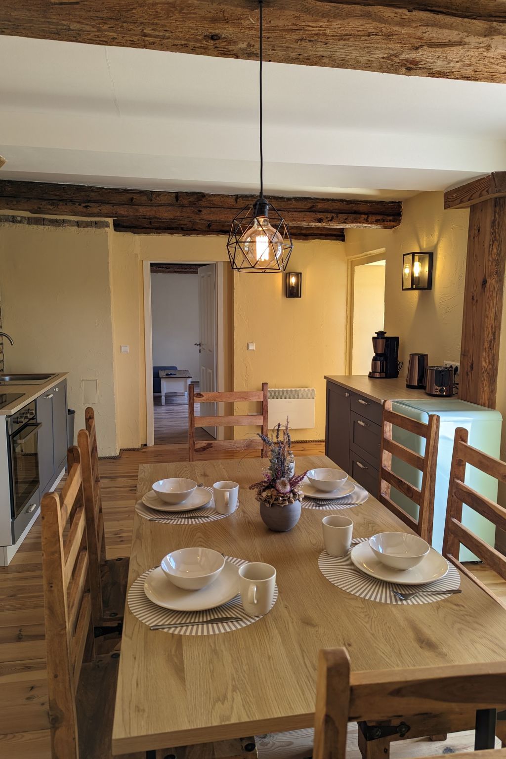 In Berkenlatten mit Großer Terrasse-Dedans