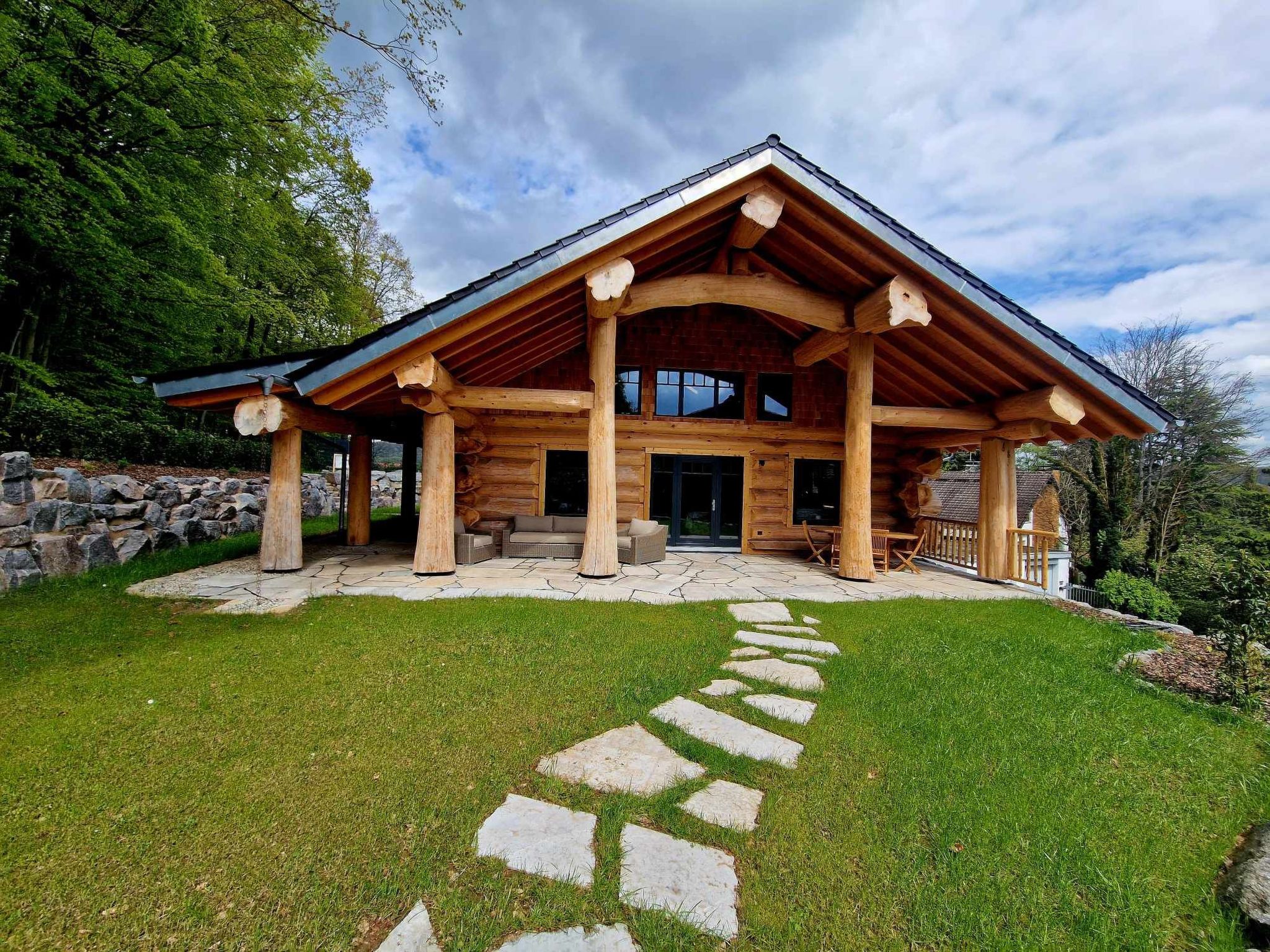 Luxus-Blockhausparadies Eveningwood im Spessart-Image-tags.info