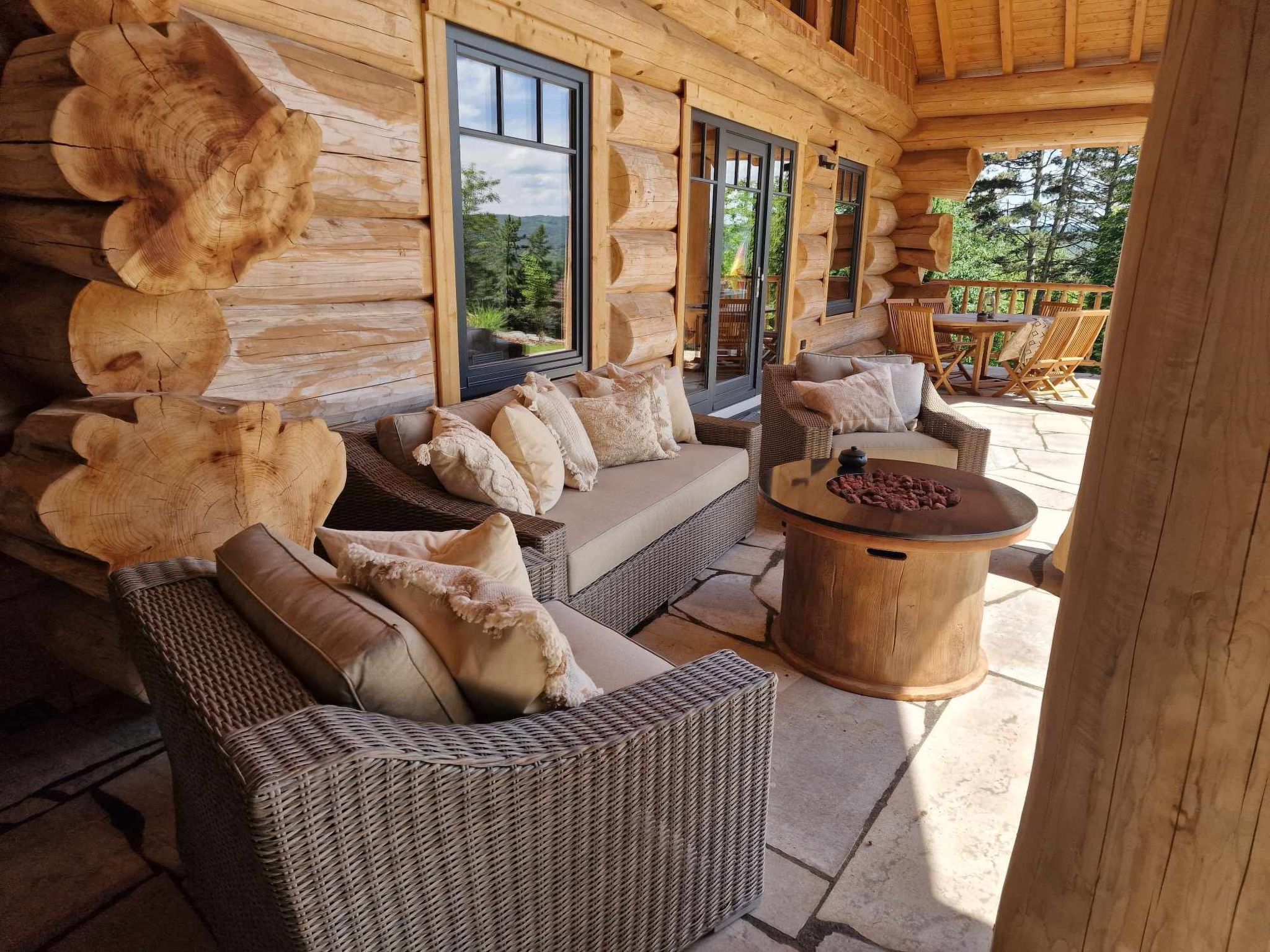 Luxus-Blockhausparadies Eveningwood im Spessart-Image-tags.info