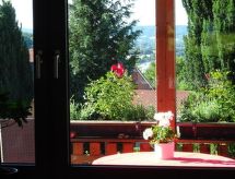 Knusse vakantiewoning Jakobs in Vlotho met uitzicht op de bergen - thumbnail 5