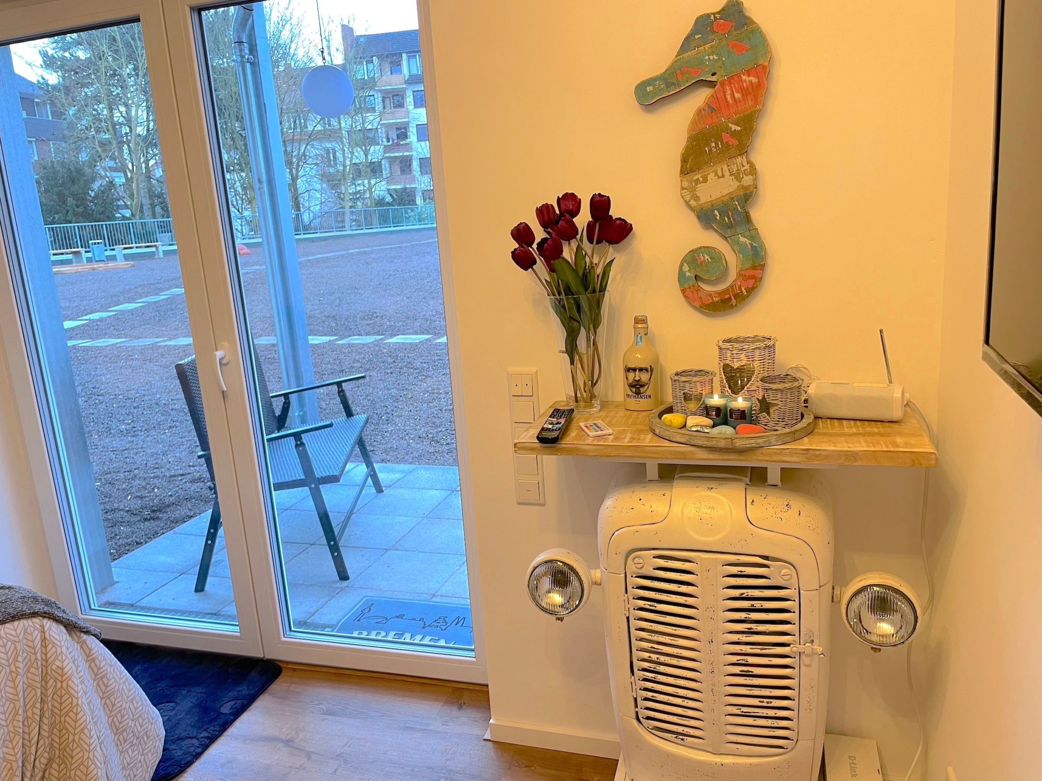 Schöne Ferienwohnung in Bremen-Ost mit Terrasse-Dedans