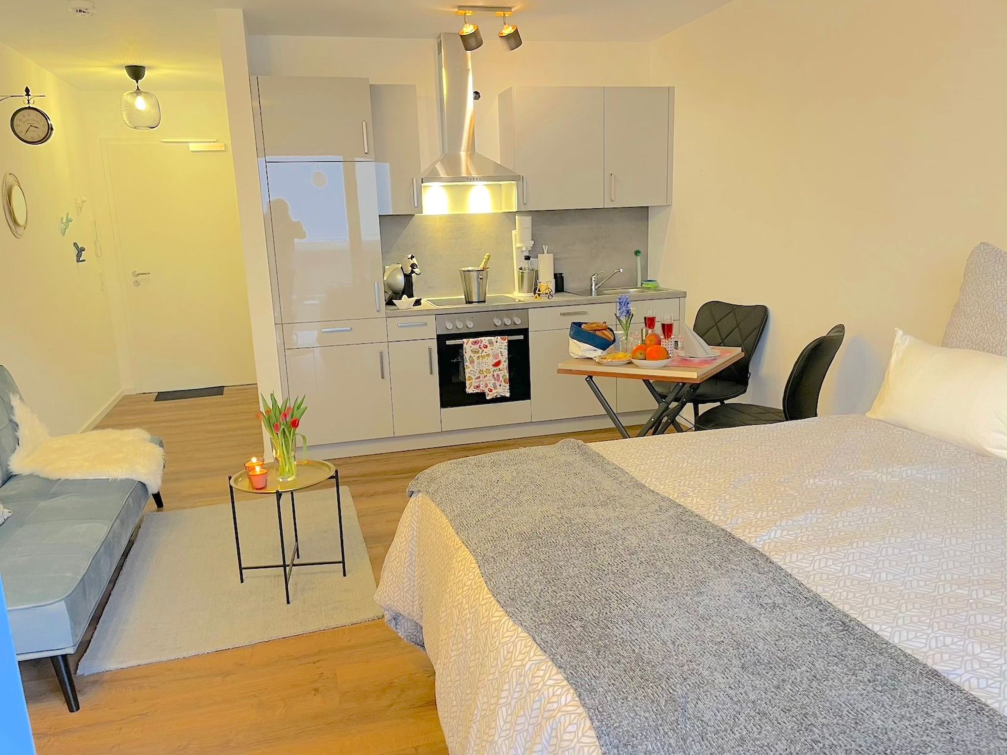 Schöne Ferienwohnung in Bremen-Ost mit Terrasse-Dedans