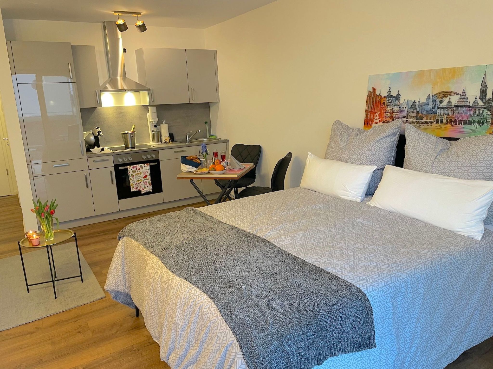 Schöne Ferienwohnung in Bremen-Ost mit Terrasse-Dedans