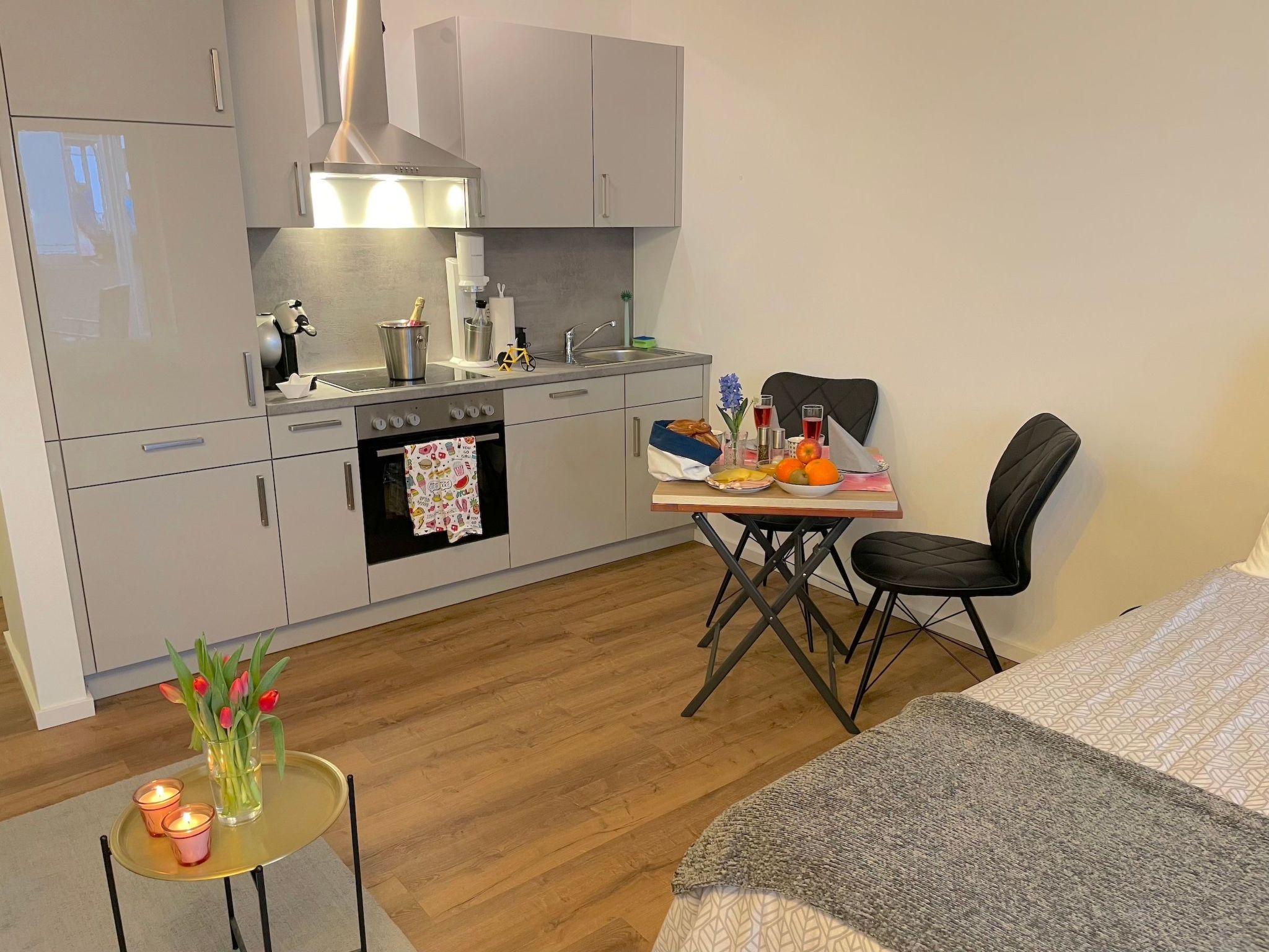 Schöne Ferienwohnung in Bremen-Ost mit Terrasse-Dedans