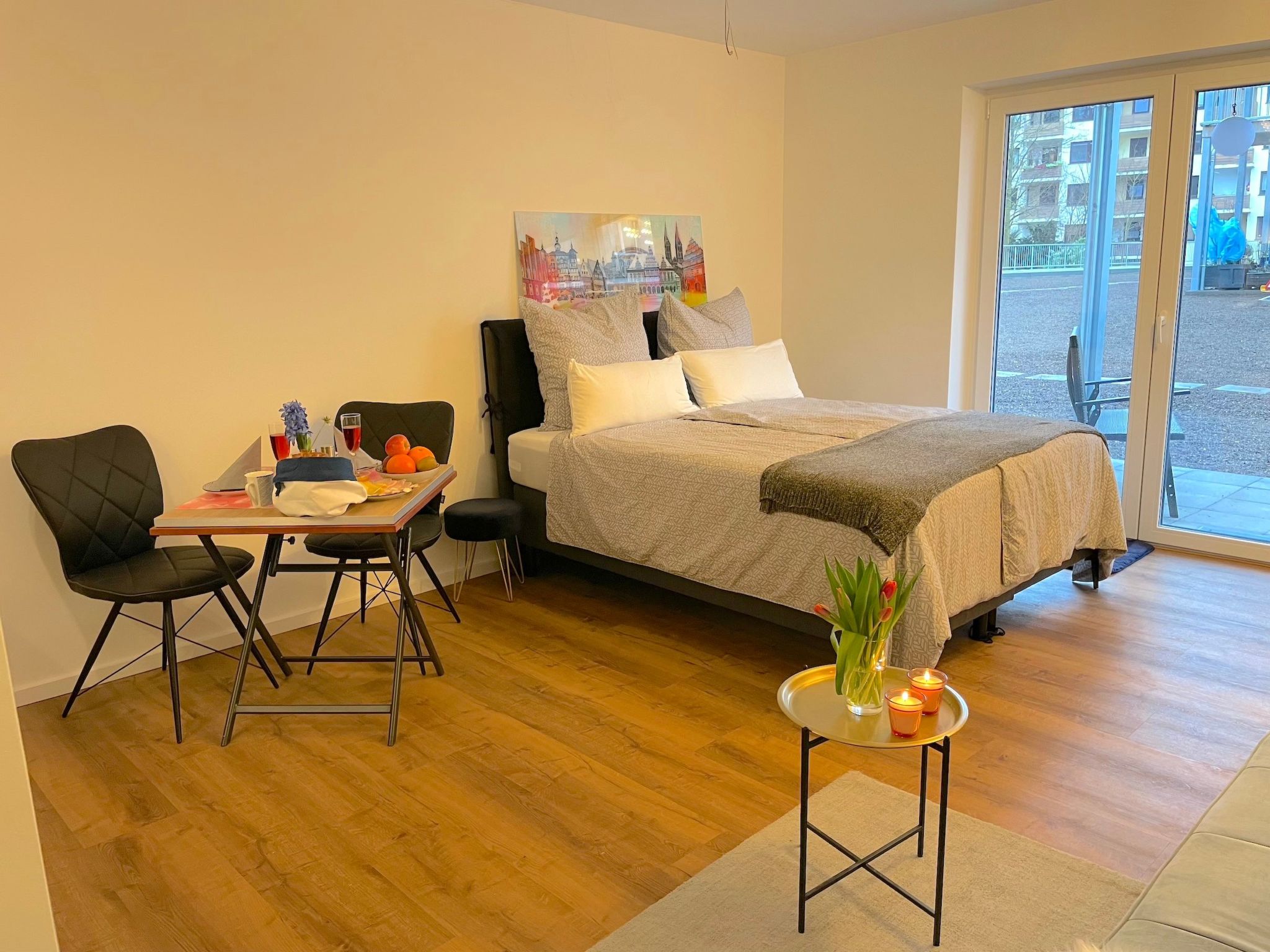 Schöne Ferienwohnung in Bremen-Ost mit Terrasse-Dedans