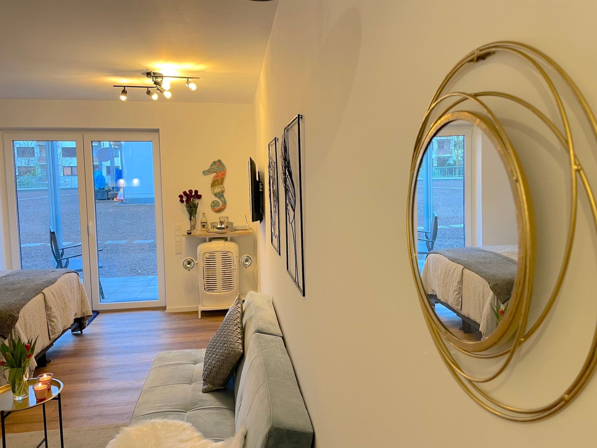 Schöne Ferienwohnung in Bremen-Ost mit Terrasse-Dedans