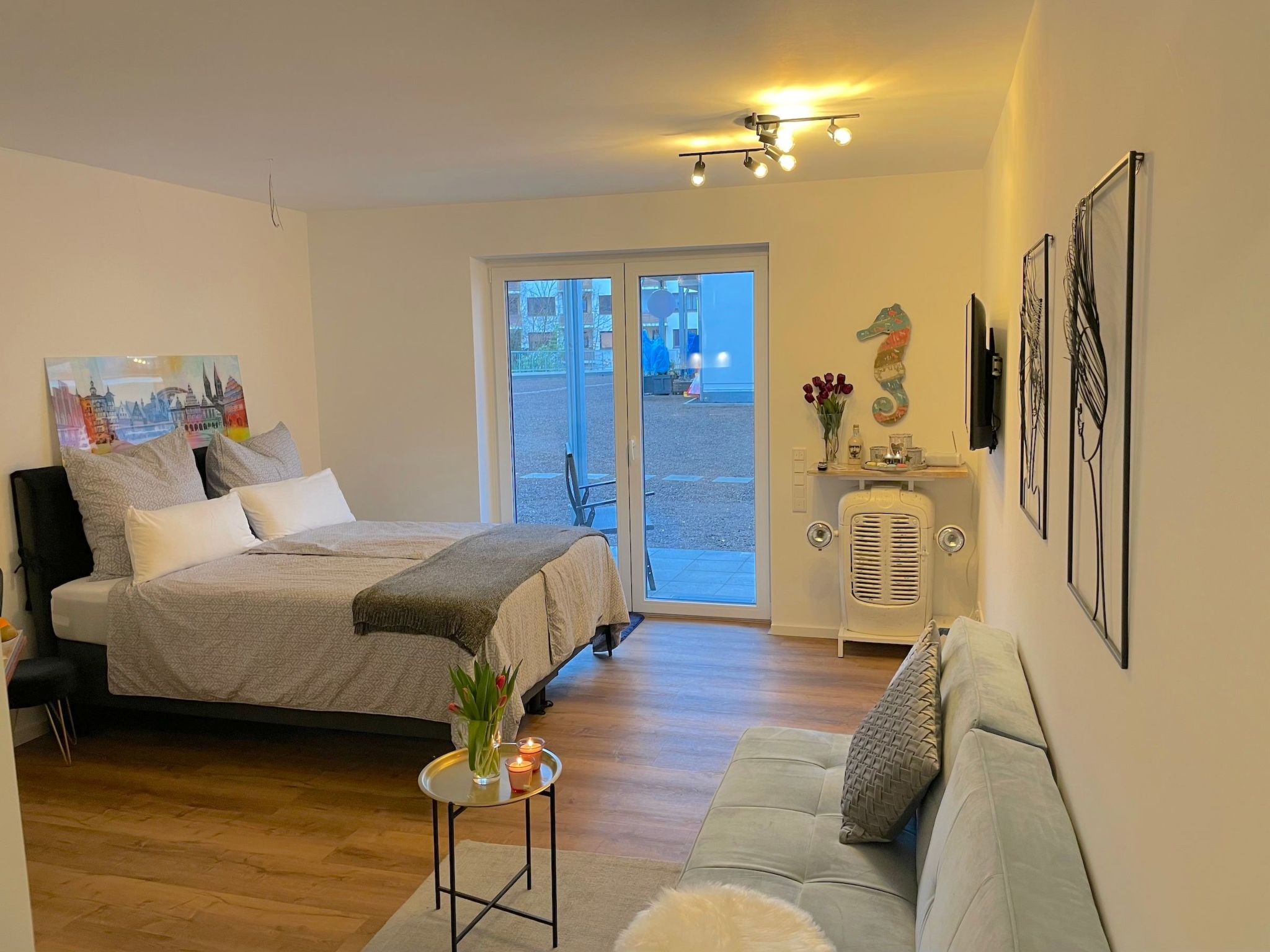 Schöne Ferienwohnung in Bremen-Ost mit Terrasse-Dedans