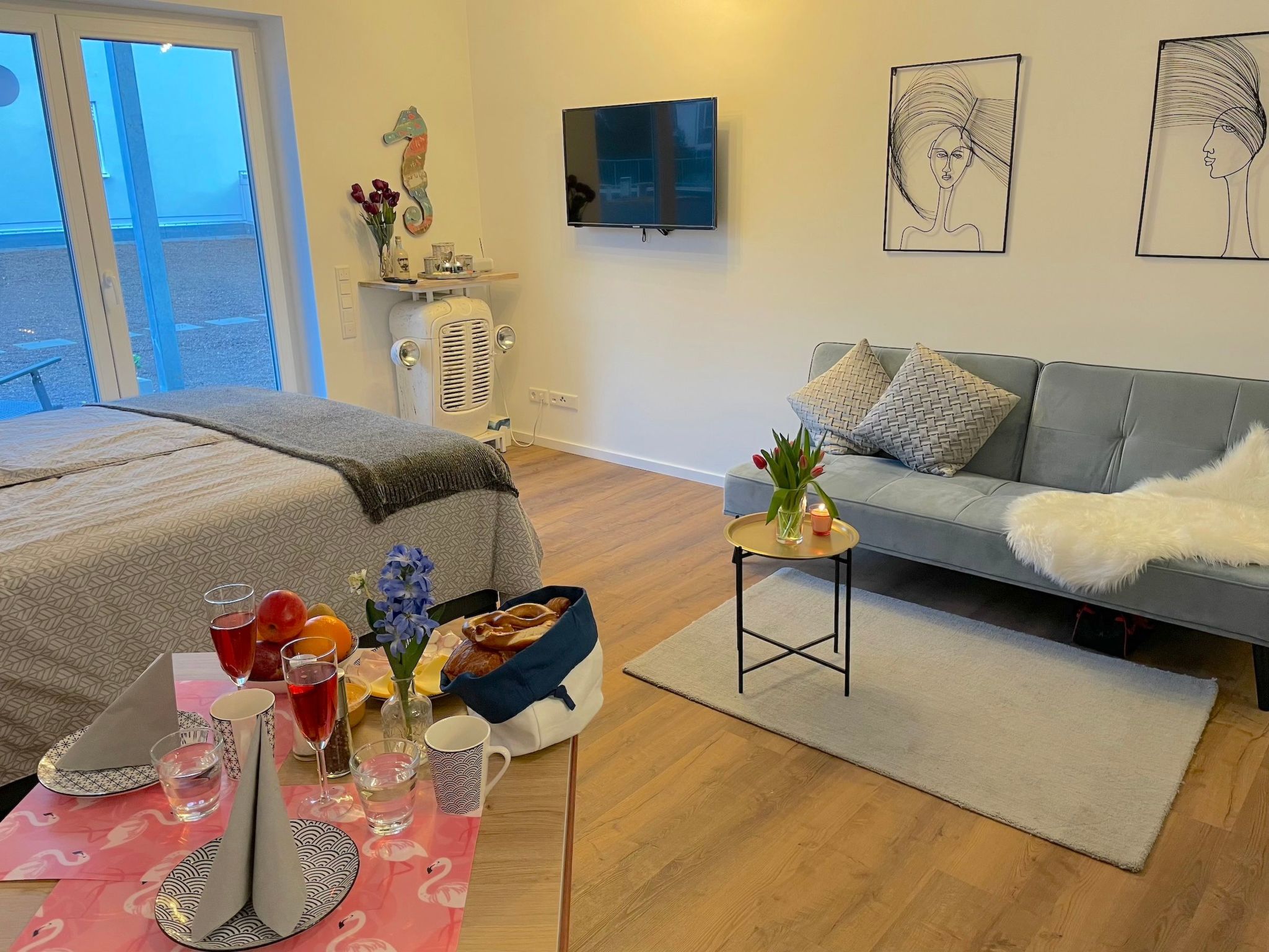 Schöne Ferienwohnung in Bremen-Ost mit Terrasse-Dedans