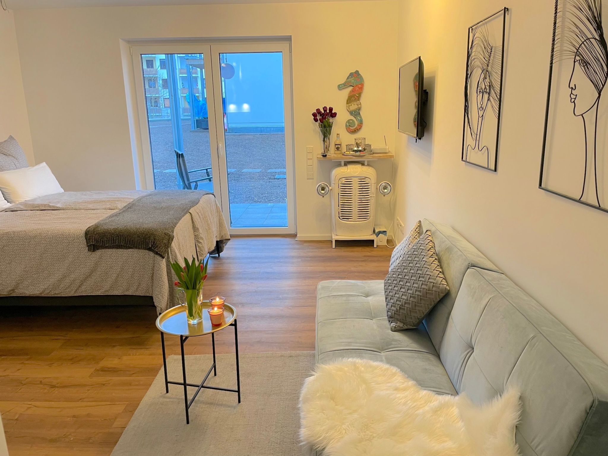 Schöne Ferienwohnung in Bremen-Ost mit Terrasse-Dedans