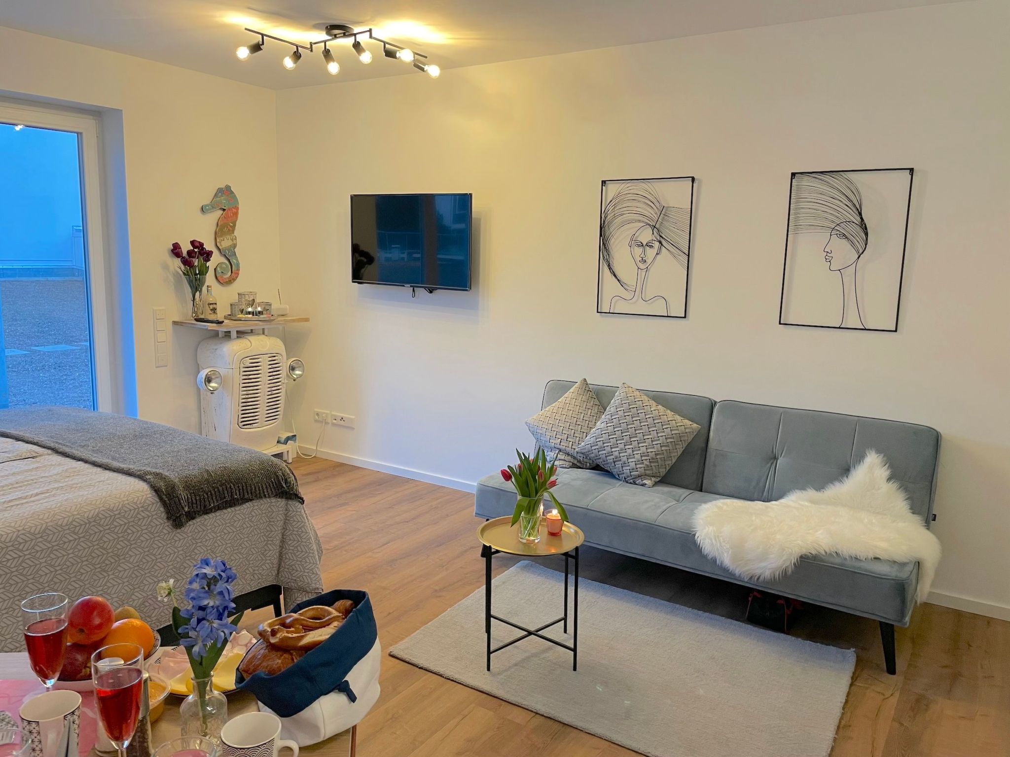 Schöne Ferienwohnung in Bremen-Ost mit Terrasse-Dedans