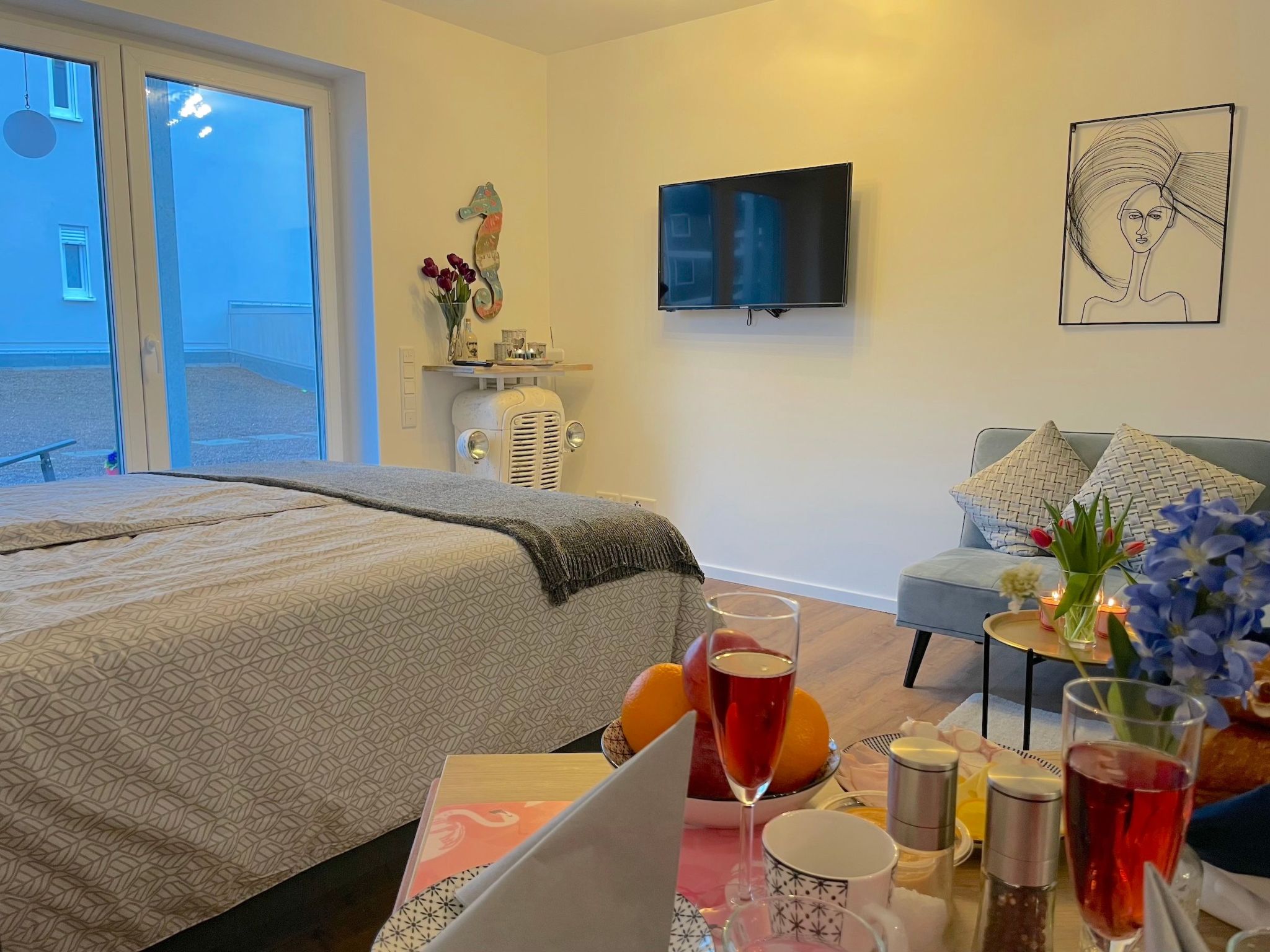 Schöne Ferienwohnung in Bremen-Ost mit Terrasse-Dedans