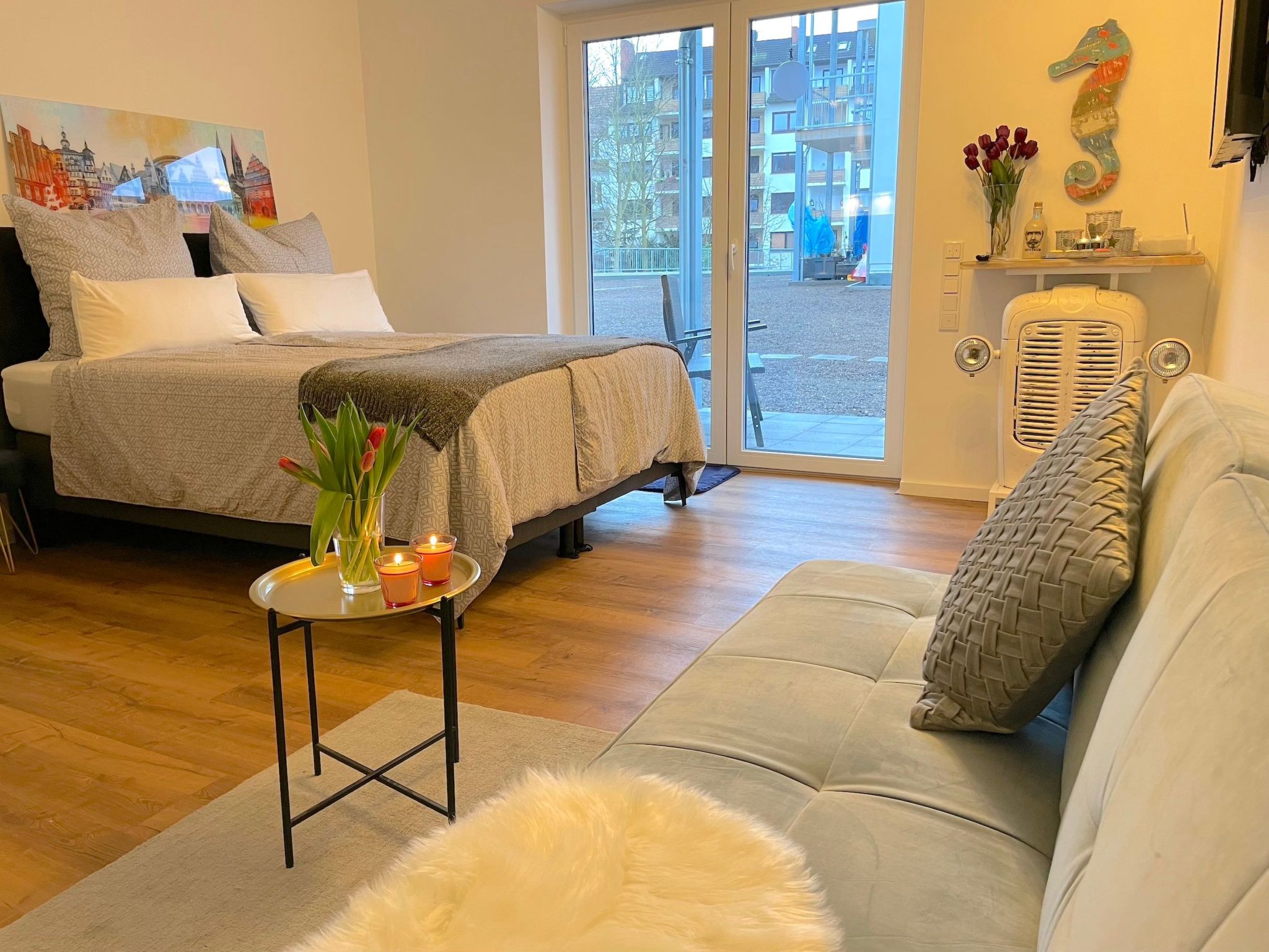 Schöne Ferienwohnung in Bremen-Ost mit Terrasse-Image-tags.info