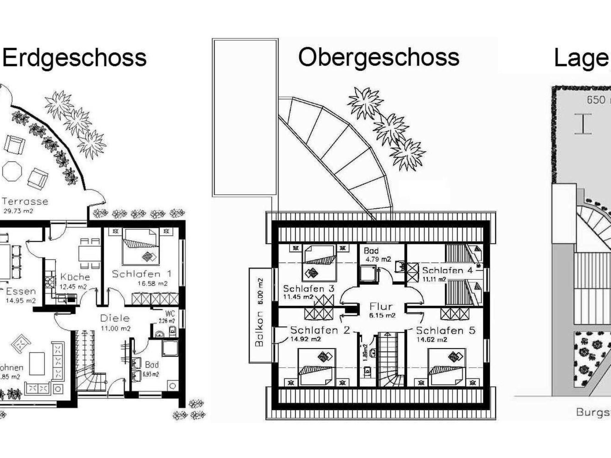 Ferienvilla mit Garten, Grill und Terrasse