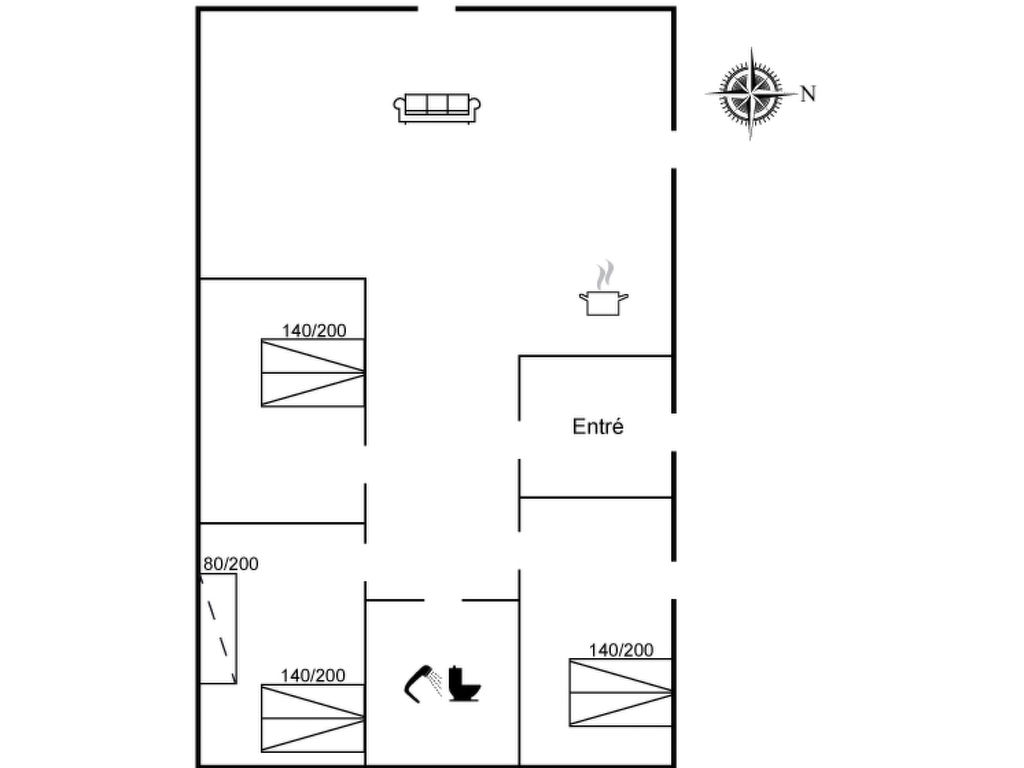 Vakantiehuis Melle in Denemarken