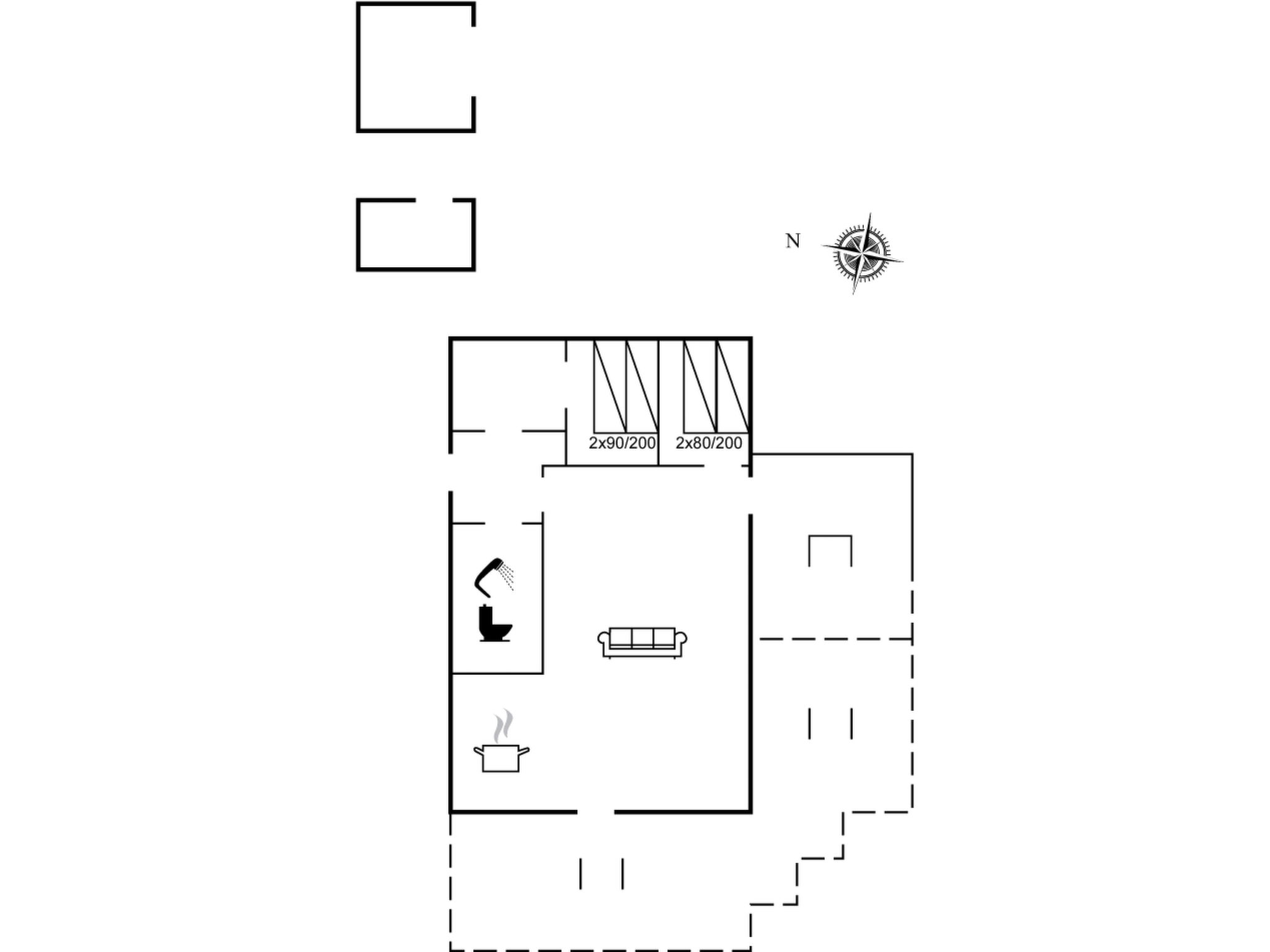"Annabeth" - 850m from the sea - Inside