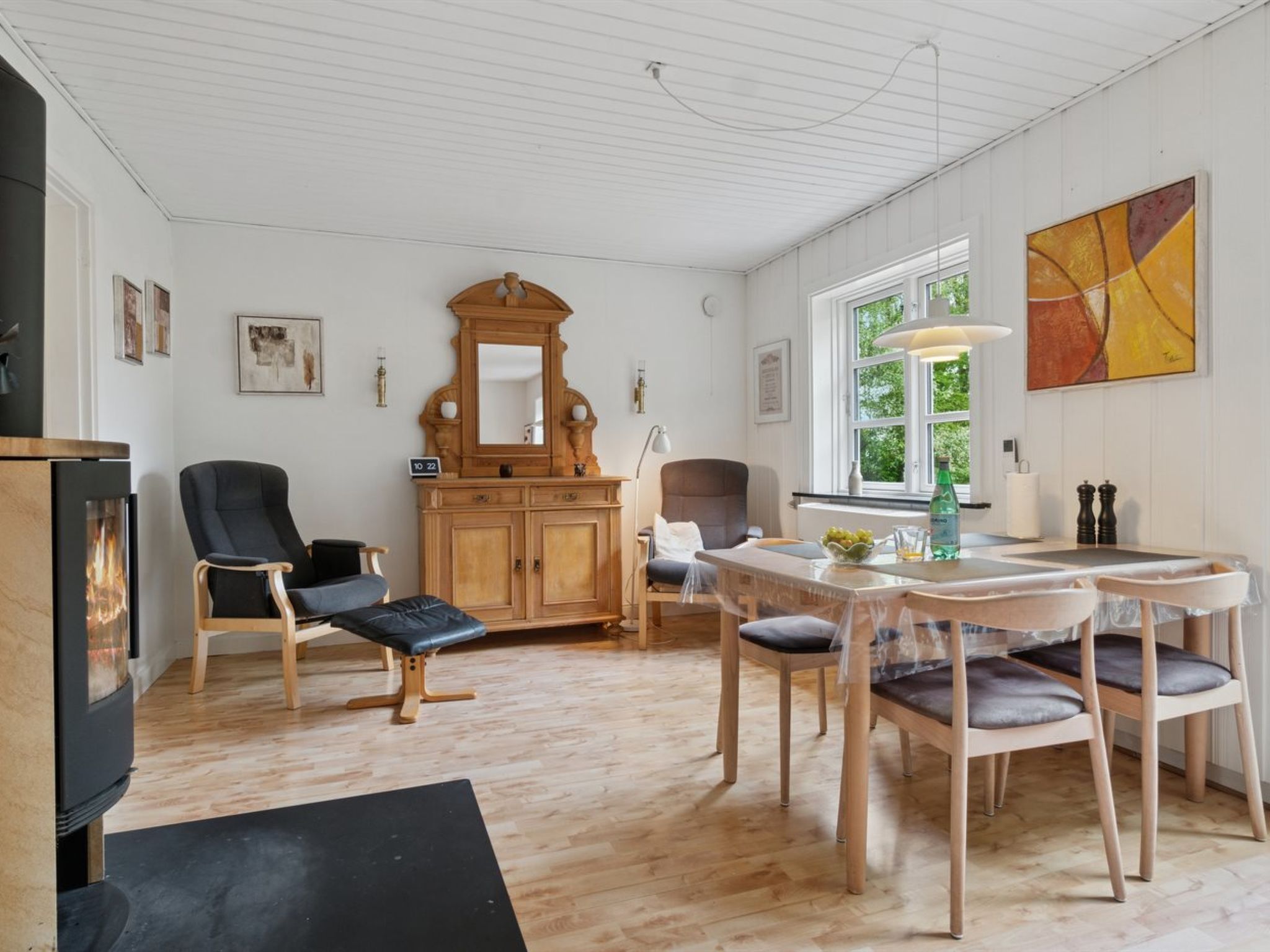 4-persoons vakantiehuis in Rønne met open haard en grote tuin - foto 11
