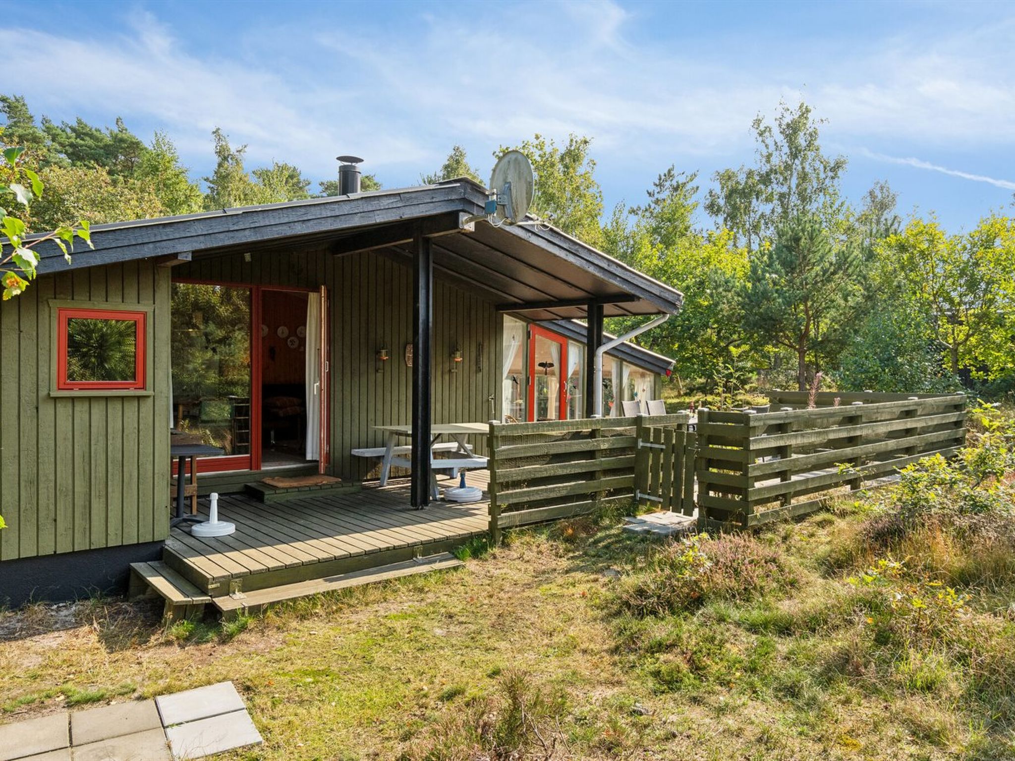 Vakantiehuis op 350 m van zee in Aakirkeby met open haard - foto 6