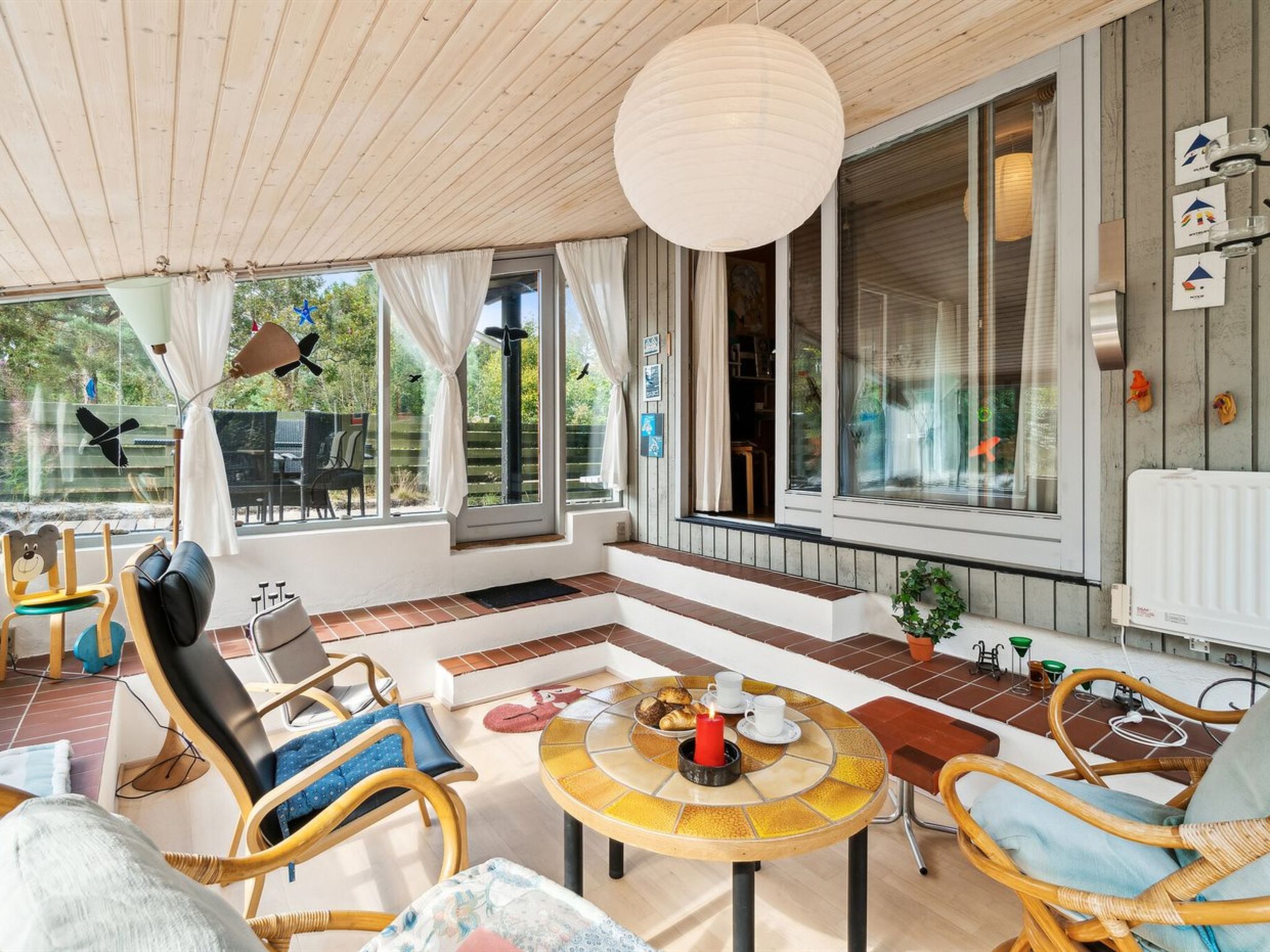Vakantiehuis op 350 m van zee in Aakirkeby met open haard - foto 9