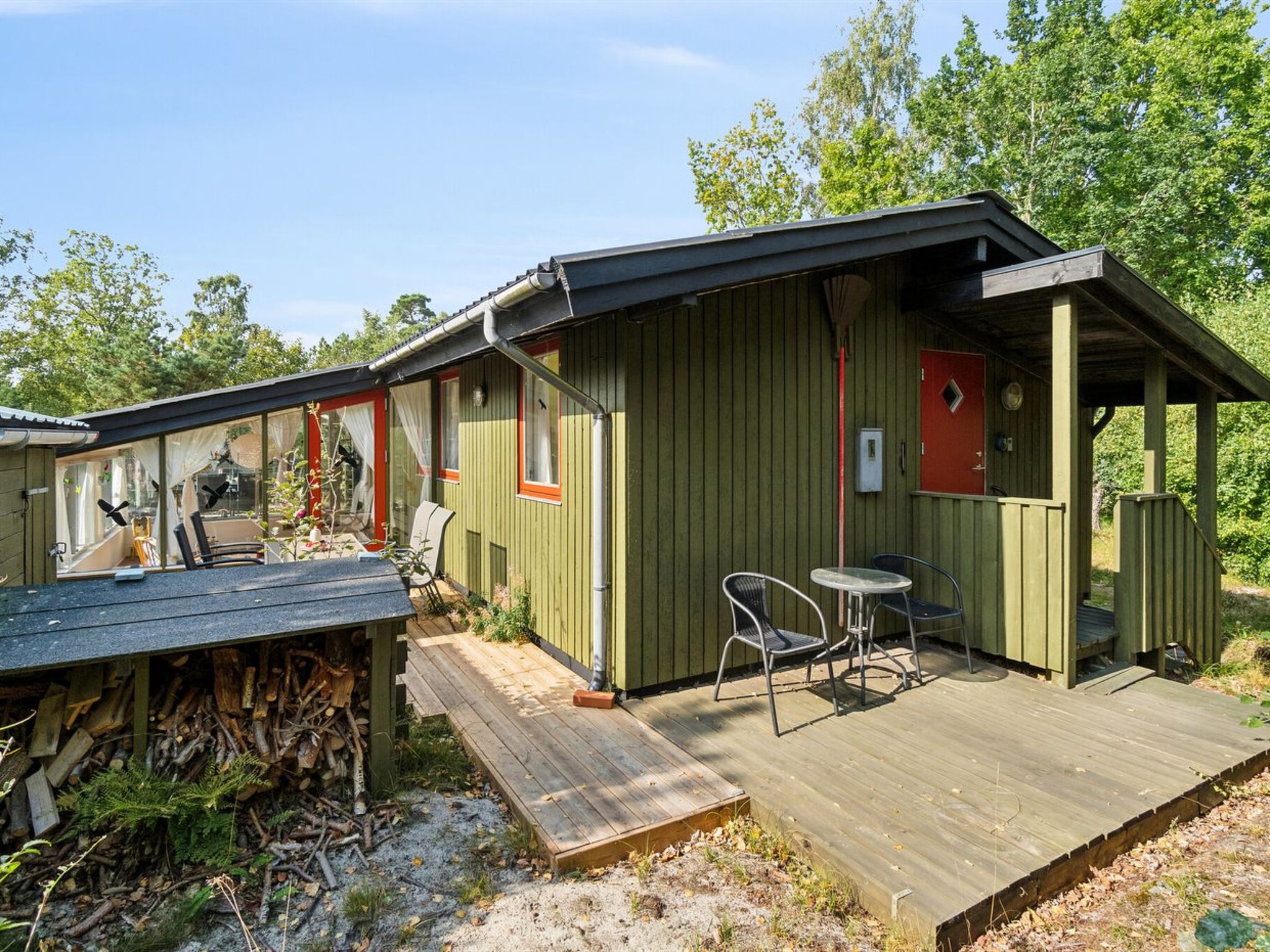 Vakantiehuis op 350 m van zee in Aakirkeby met open haard - foto 23