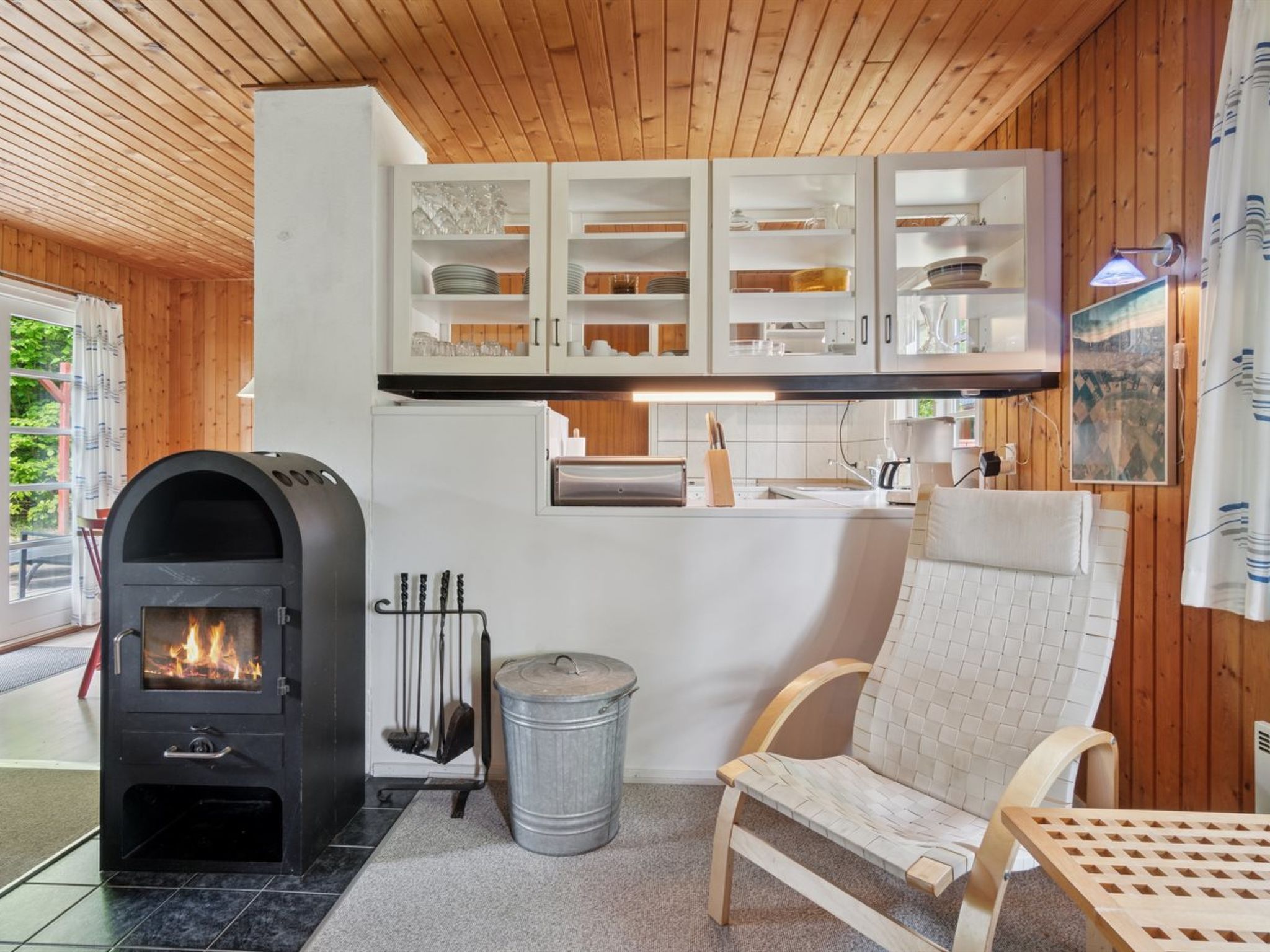 7-persoons vakantiehuis met open haard direct aan zee in Nexø - foto 6