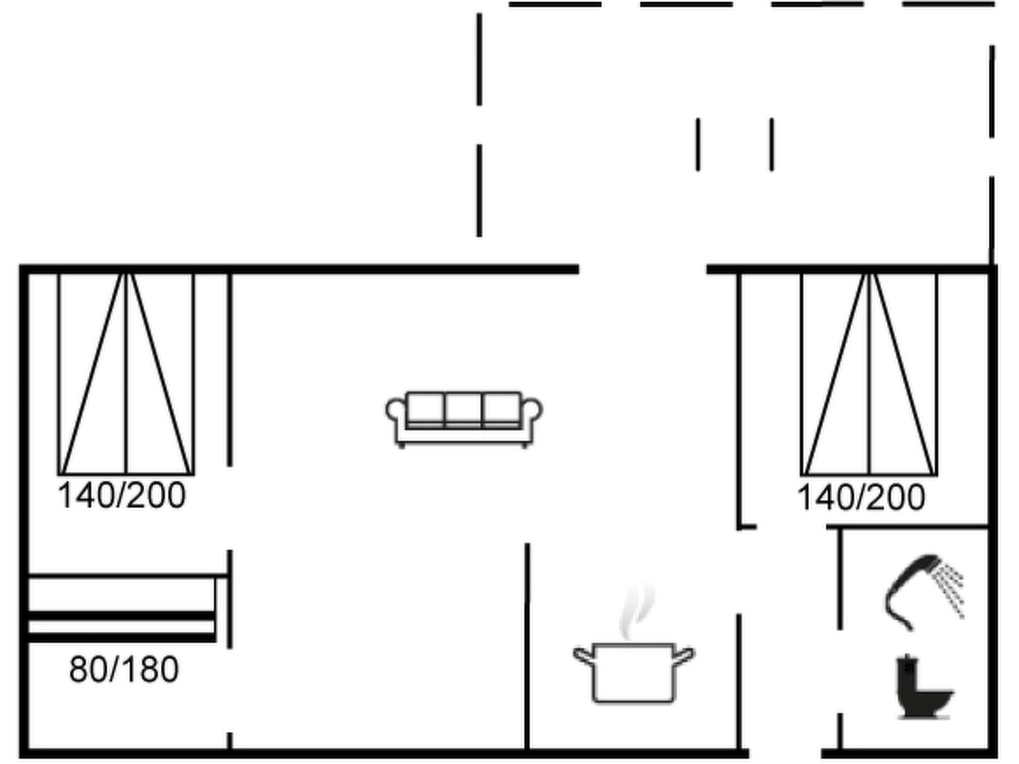 "Blakke" - 250m from the sea-Binnen