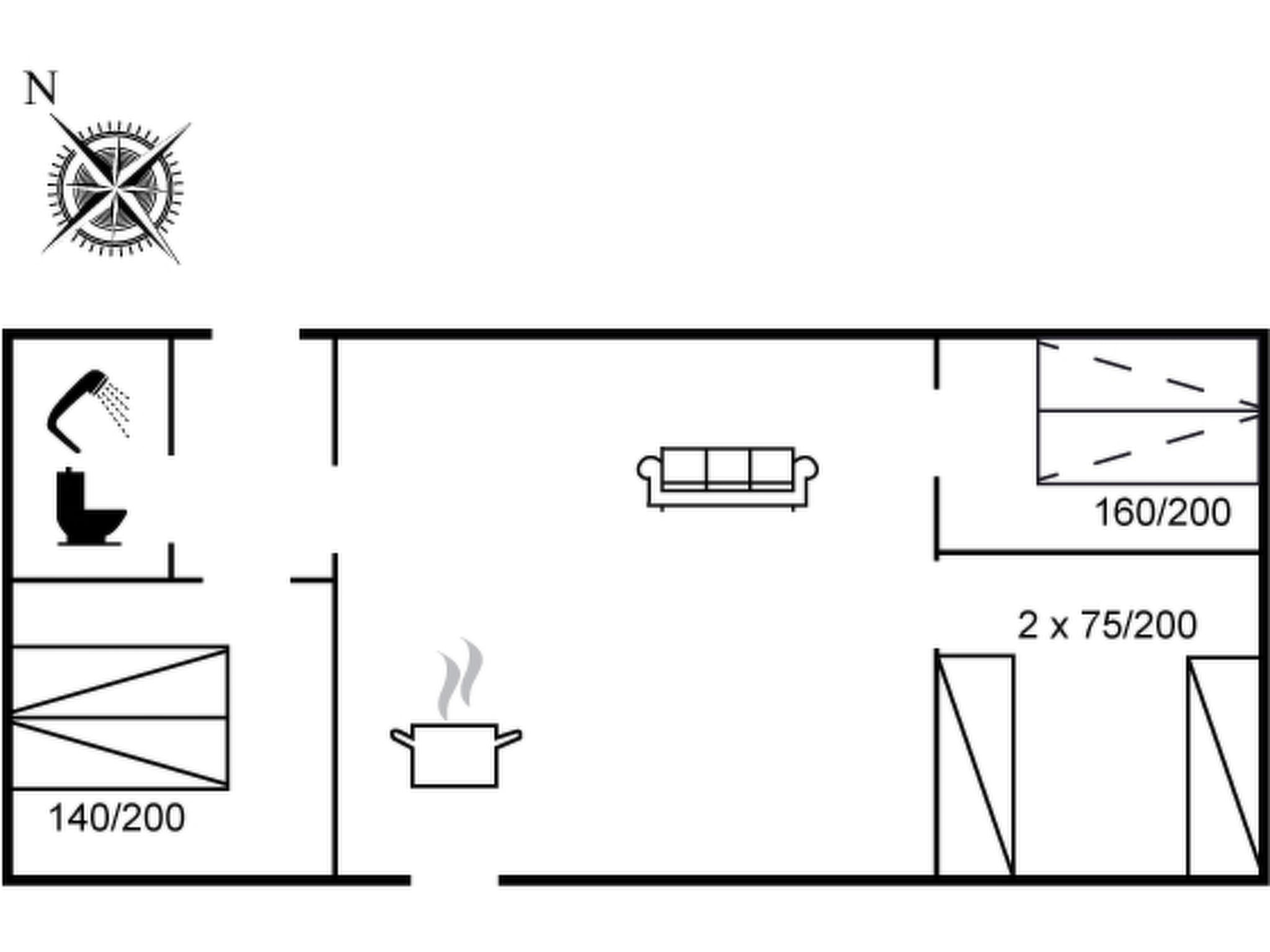 6-persoons vakantiehuis in Nexø op 300 meter van de zee · 55 m² - foto 21