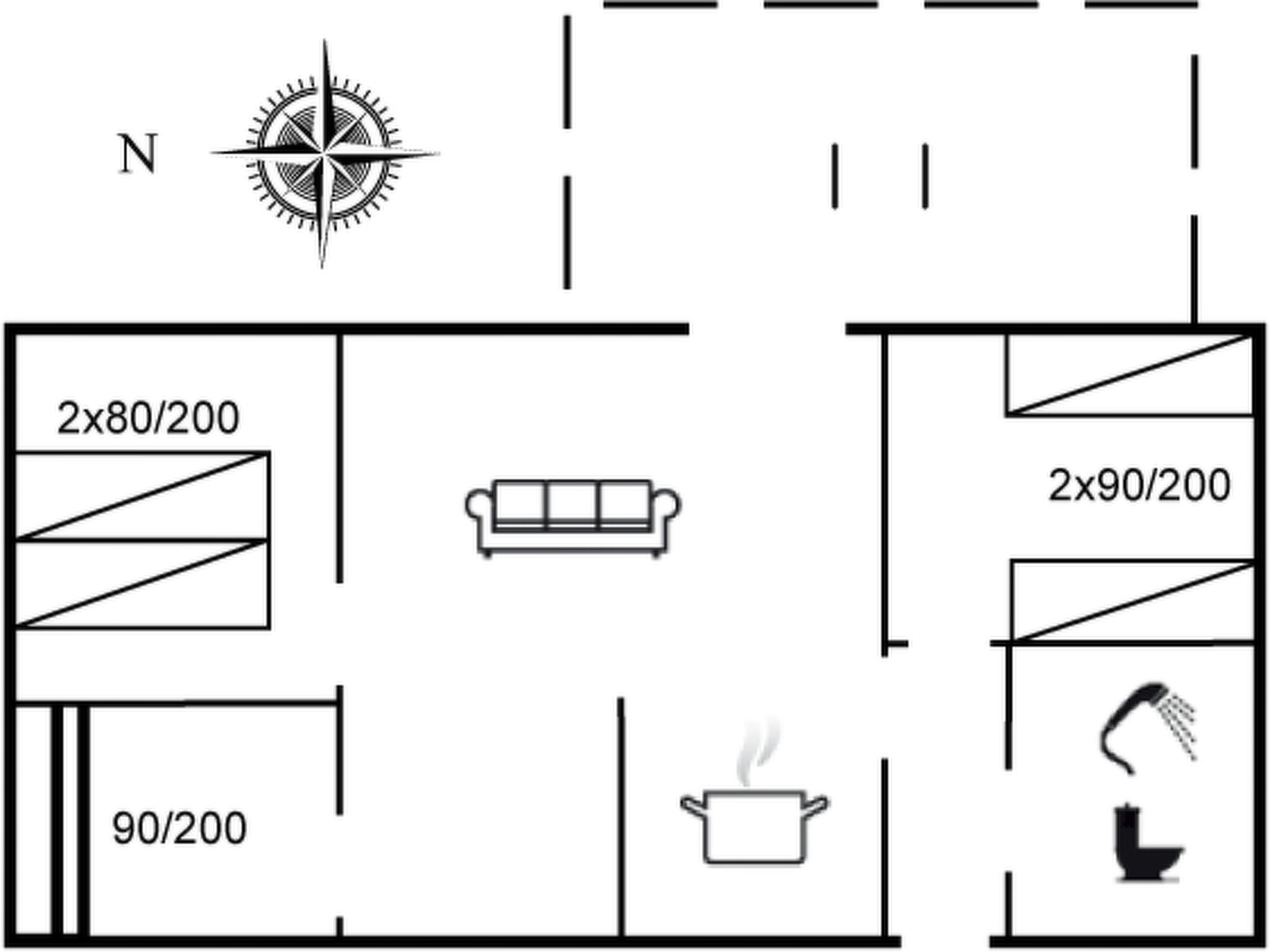 "Tom" - 125m from the sea - Inside