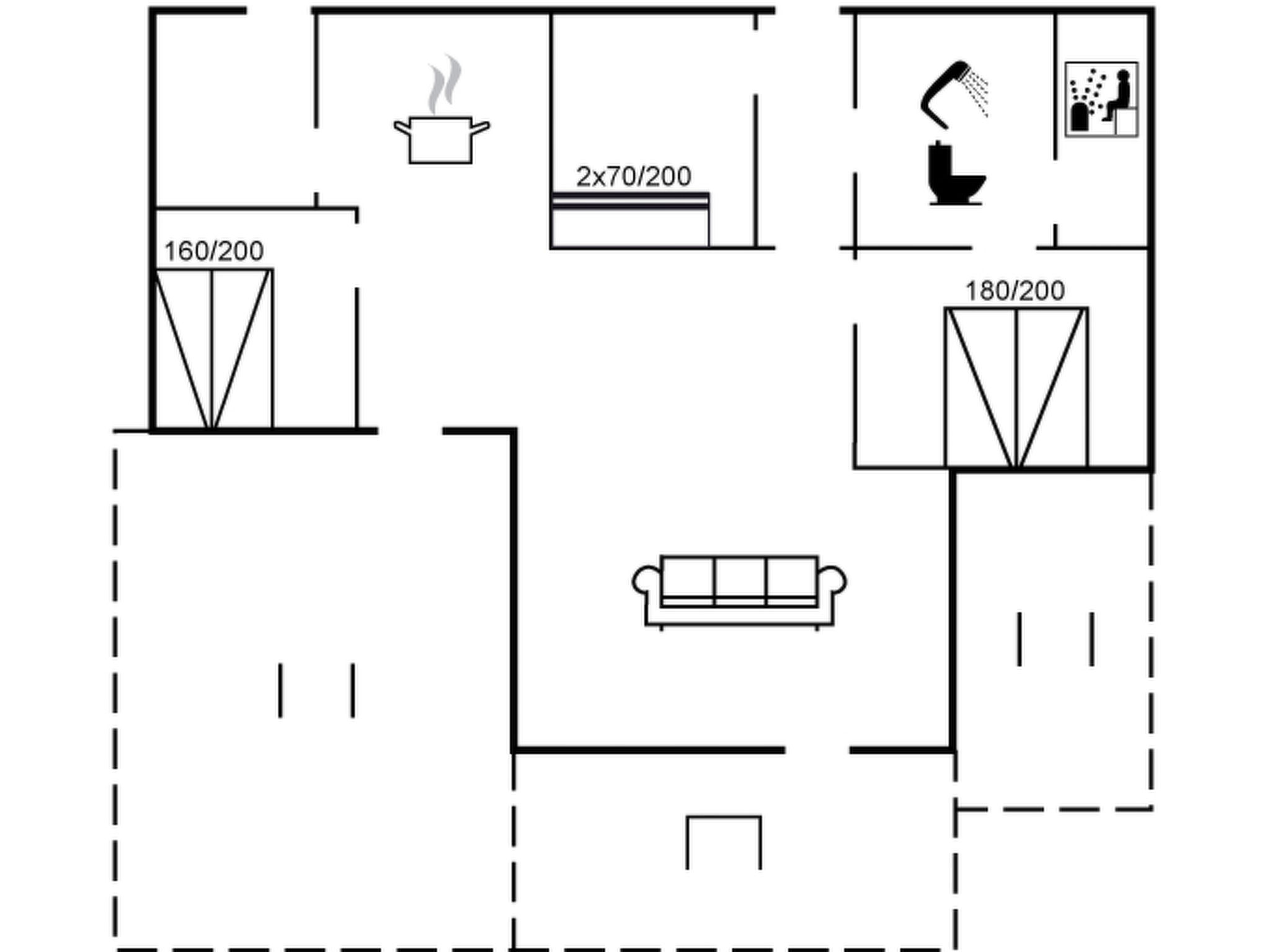 Vakantiehuis met sauna in Nexø op 950 meter van de zee - foto 34