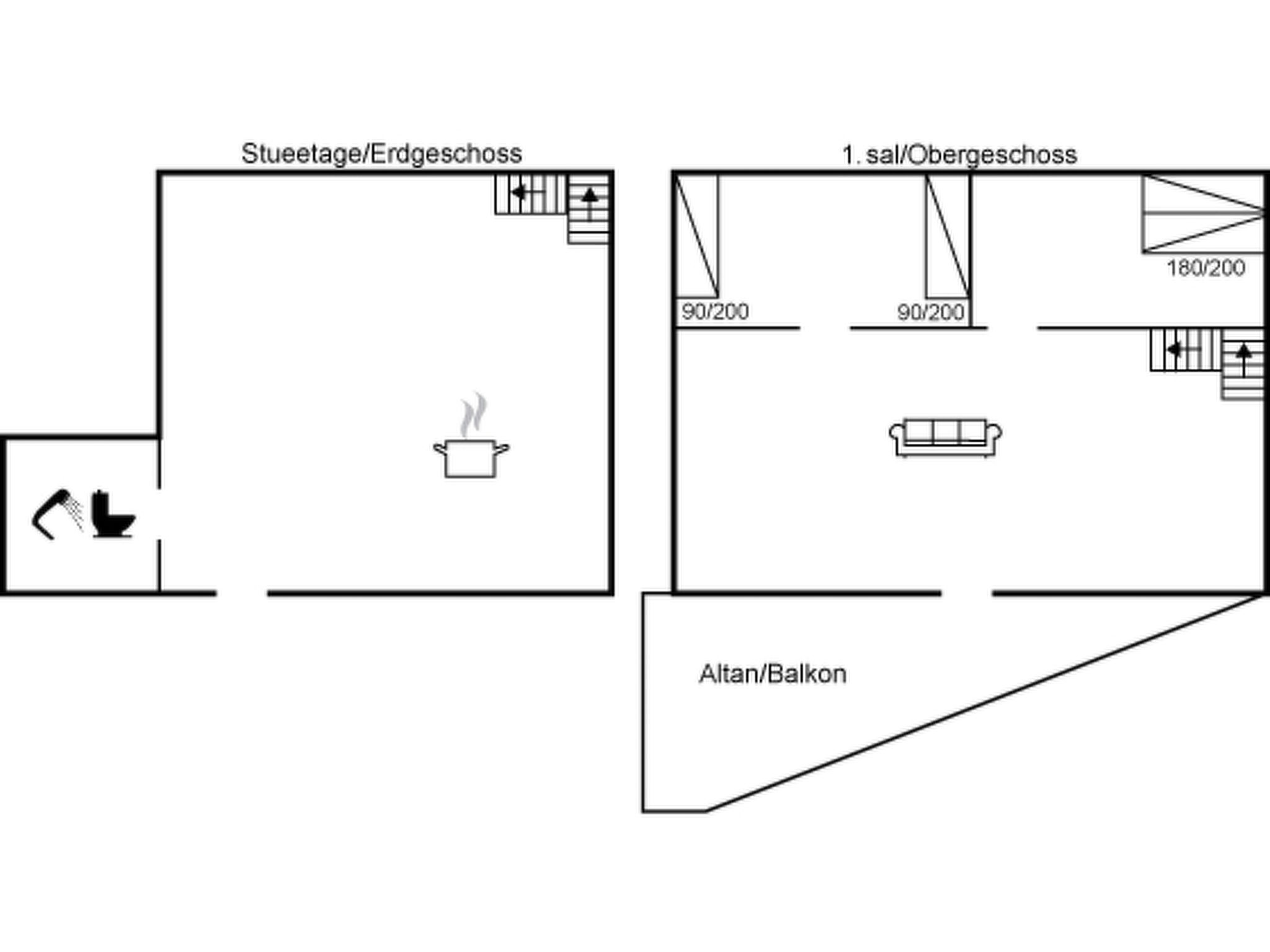 4-persoons appartement met zeezicht in Svaneke - foto 27