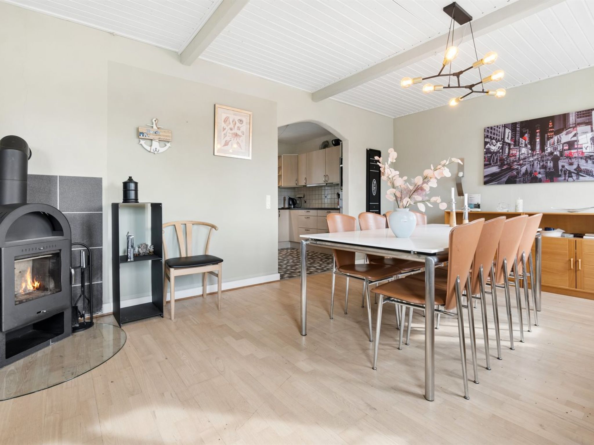Sfeervol vakantiehuis met open haard in Østermarie - foto 11