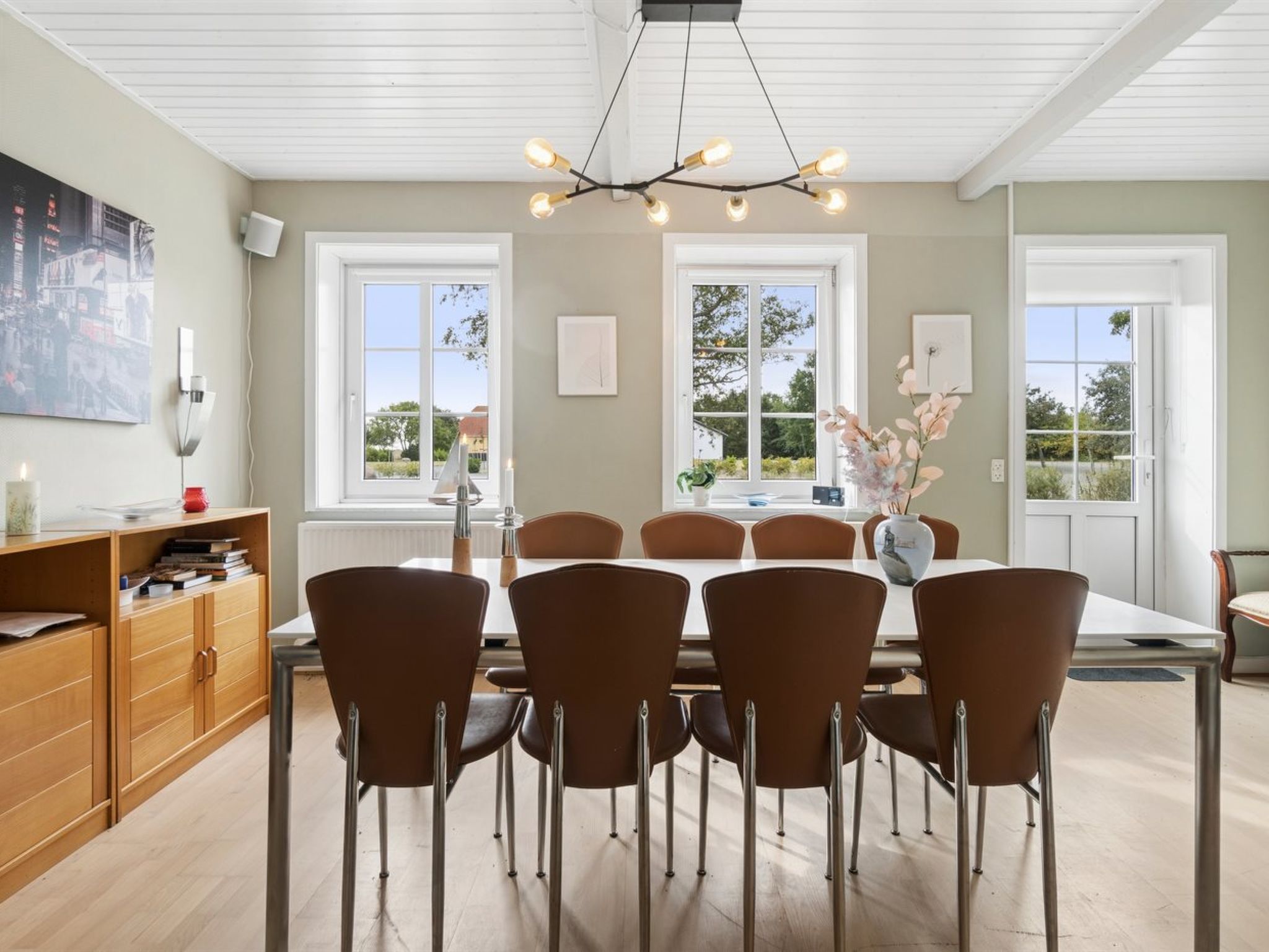 Sfeervol vakantiehuis met open haard in Østermarie - foto 12