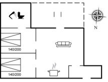 Alfred – Knus vakantiehuis op slechts 25 meter van de Oostzee in Gudhjem - thumbnail 2