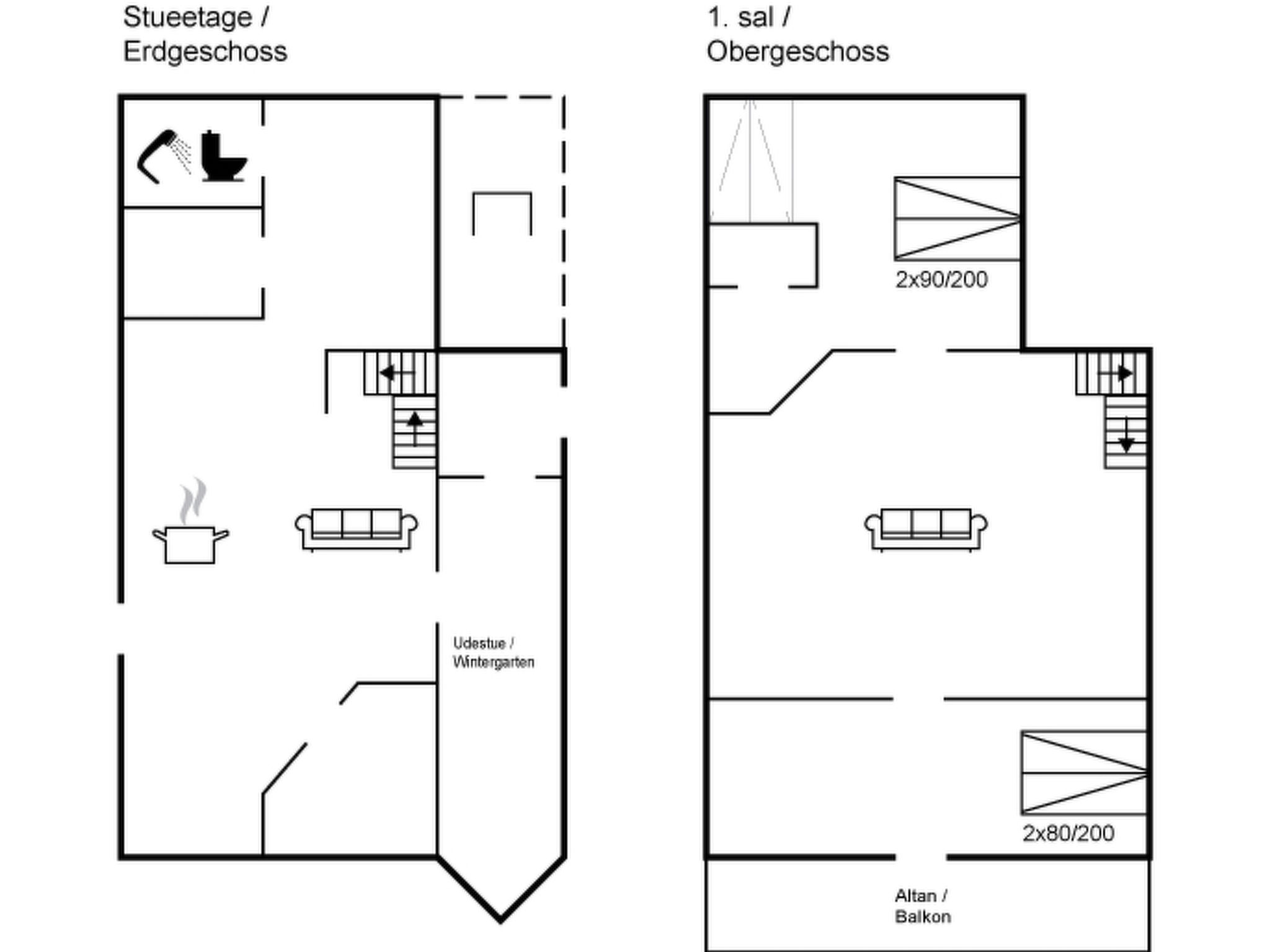 Op 600 m van zee: ruim appartement in Gudhjem voor 6 personen - foto 29