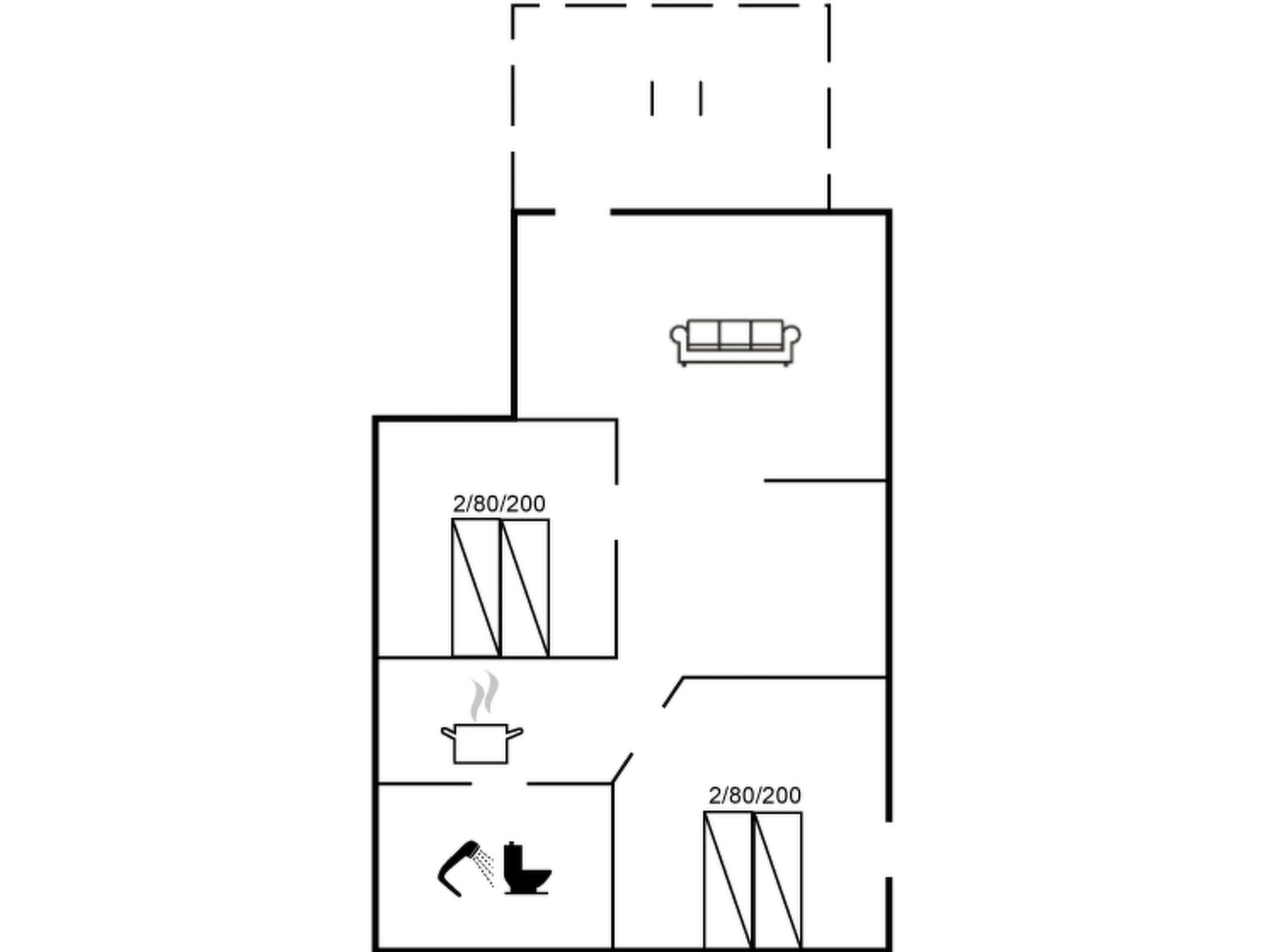 Appartement "Ayk" - 400m from the sea – Plan, photo 28 sur 28