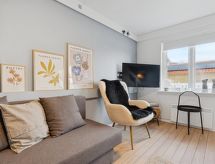 Op 300m van zee: Ruim appartement Majvi in Allinge - thumbnail 1