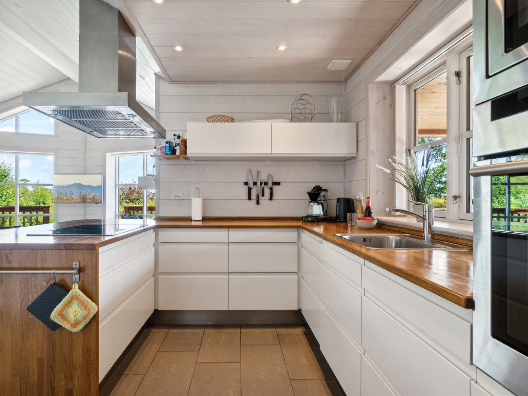 Vakantiehuis met open haard en zeezicht in Allinge · 110 m² - foto 16
