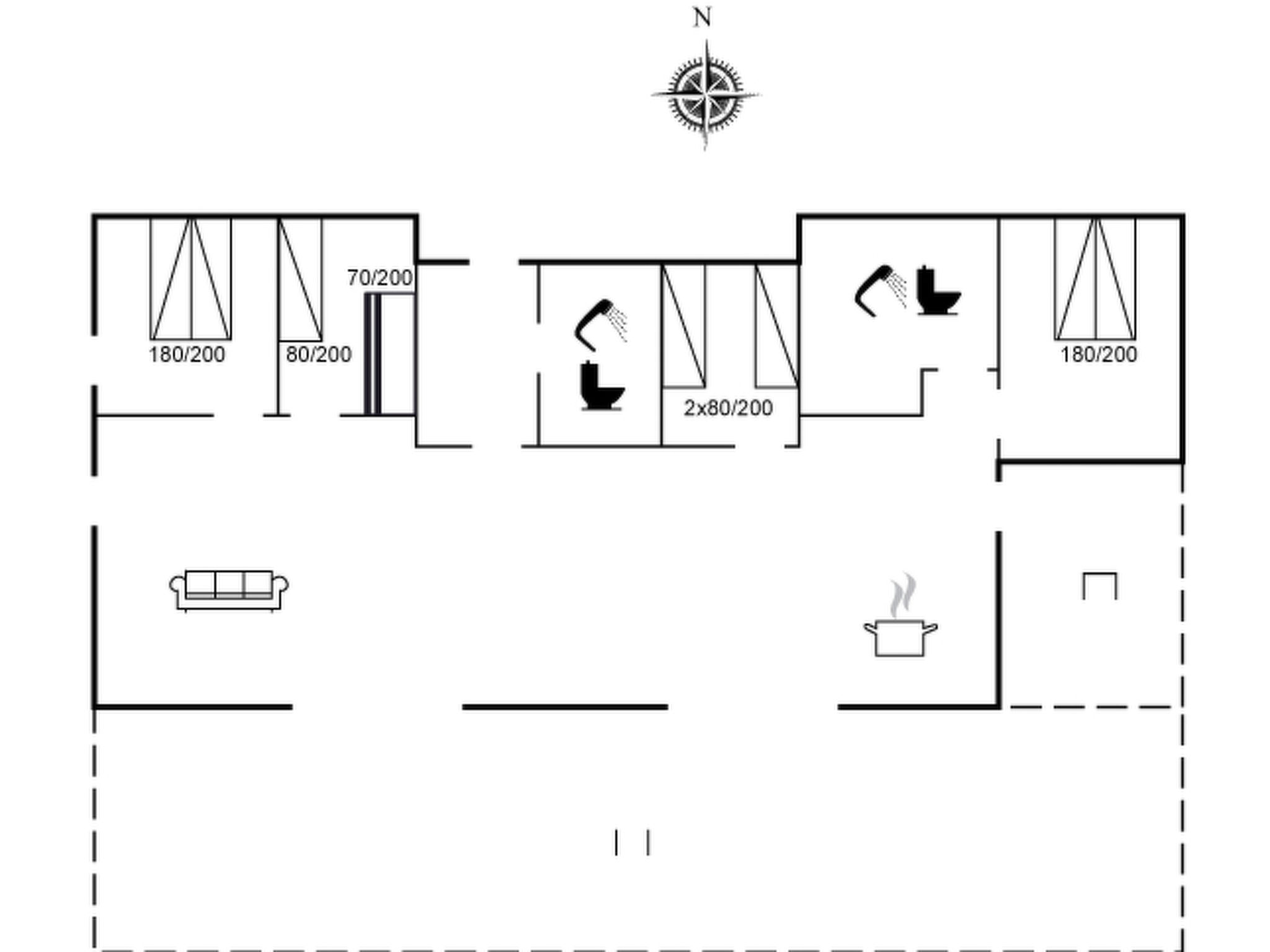 "Ellin" - 800m from the sea - Binnen