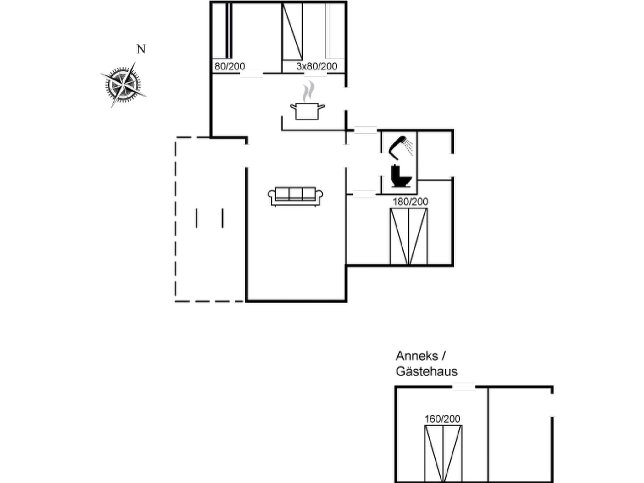 Maison "Marillia" - 75m from the sea – Plan, photo 36 sur 36