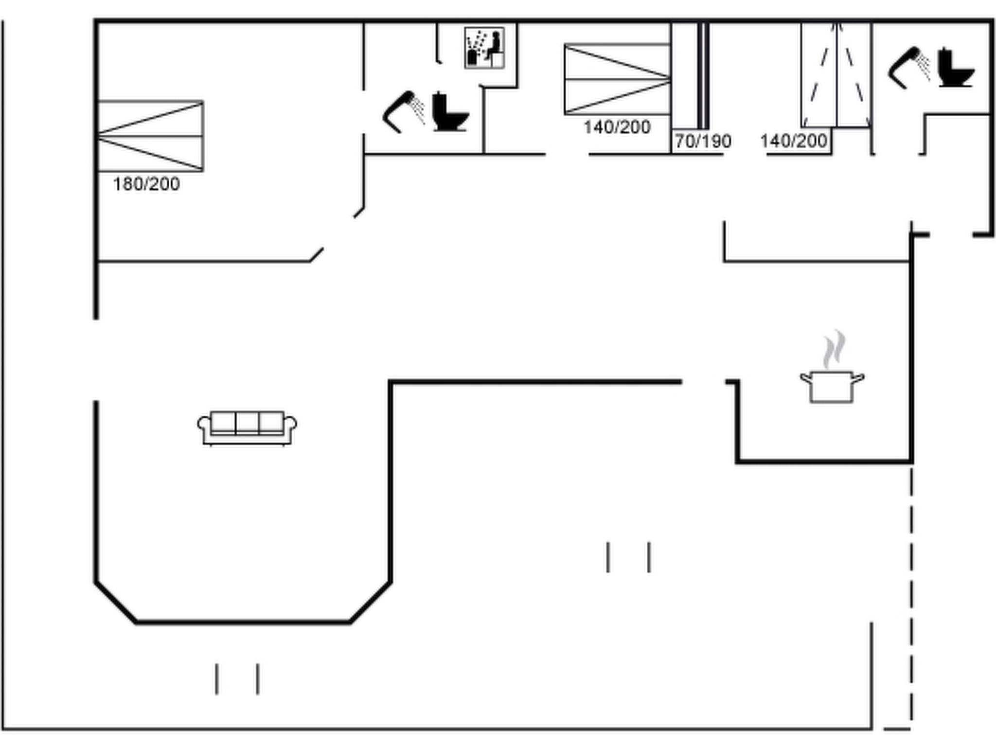 "Sahid" - 20m from the sea-Inside