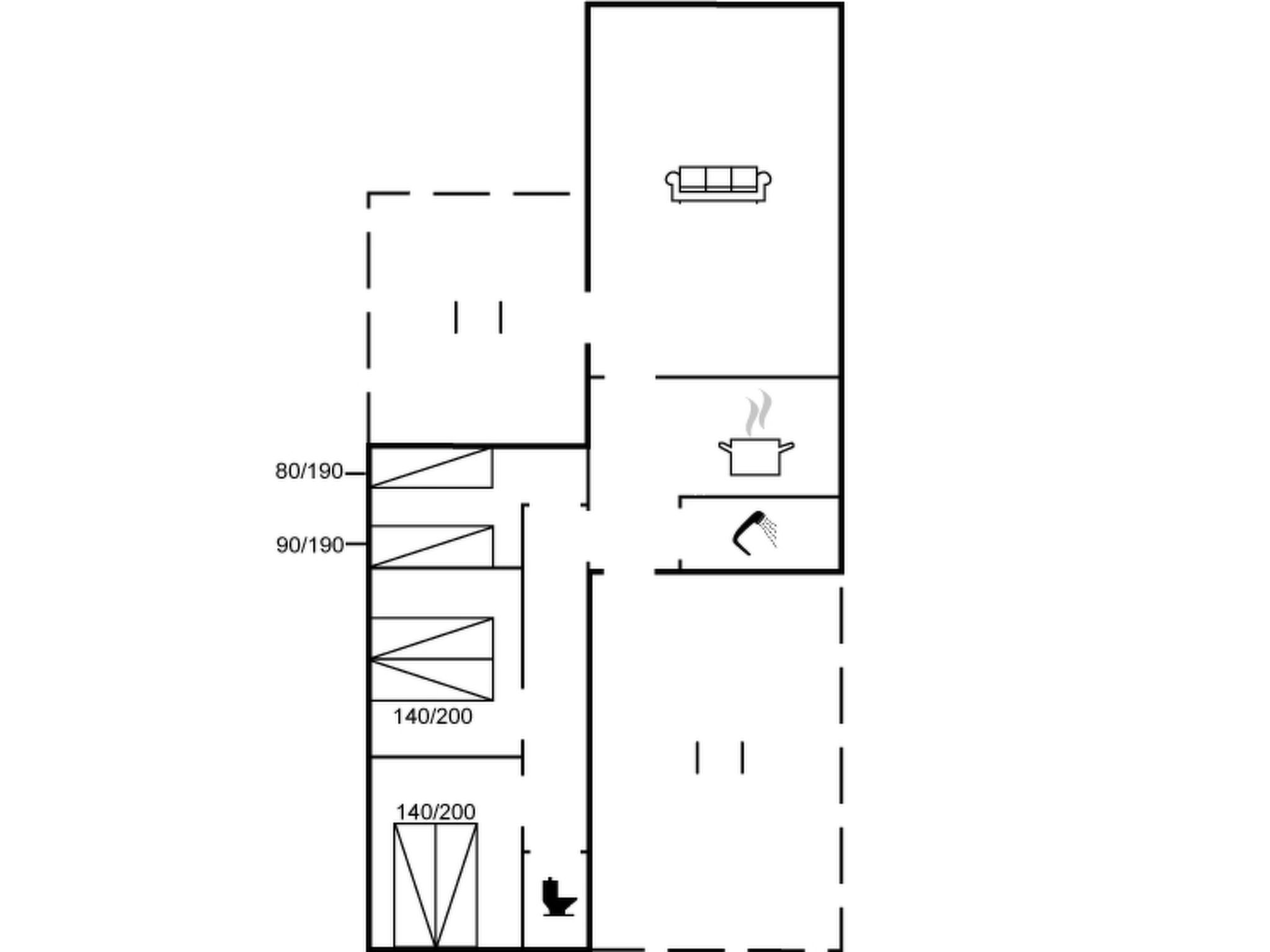 "Hannelore" - 700m from the sea - Inside