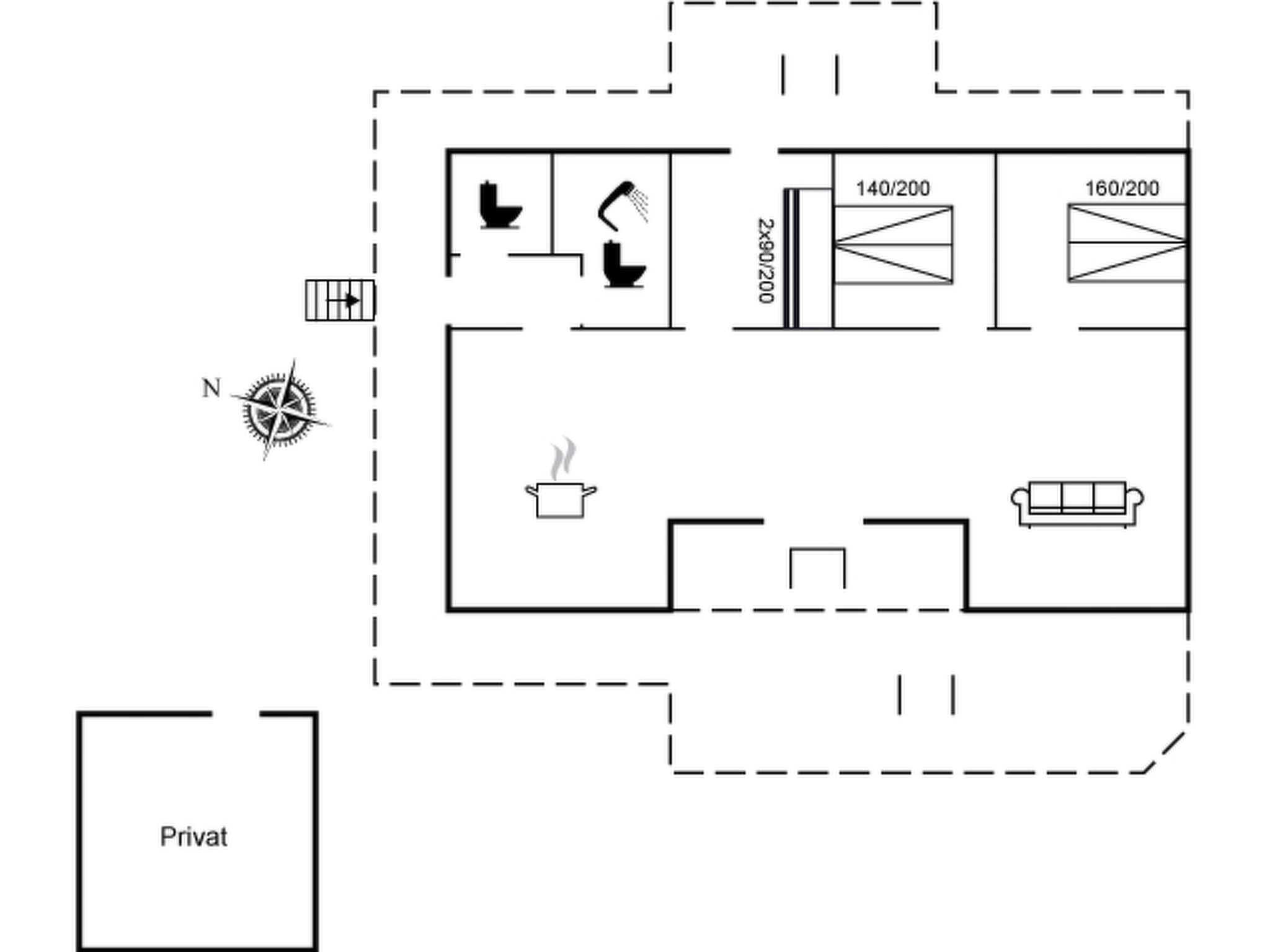"Erikke" - 575m from the sea-Binnen