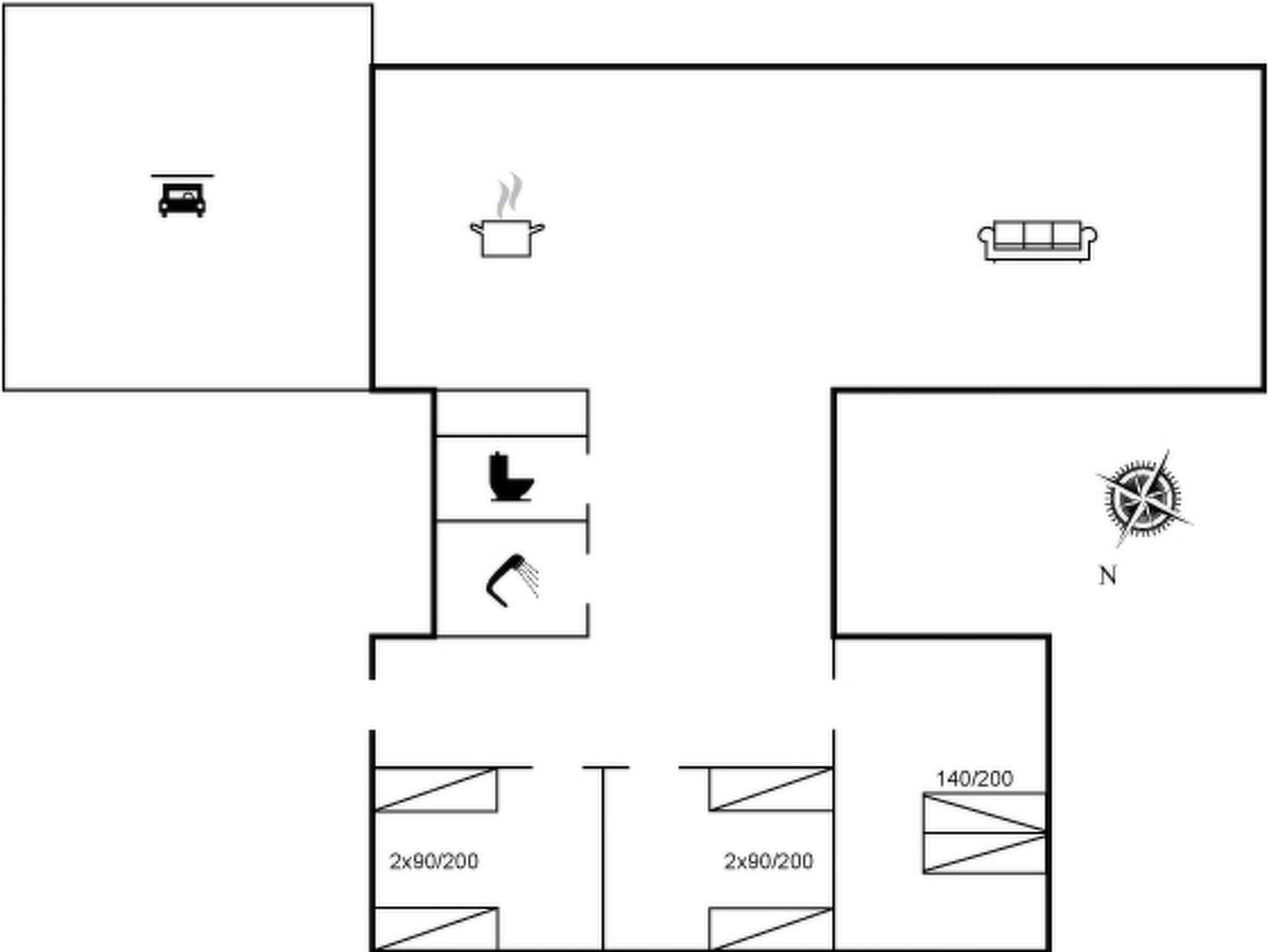 "Brodde" - 550m from the sea - Dedans