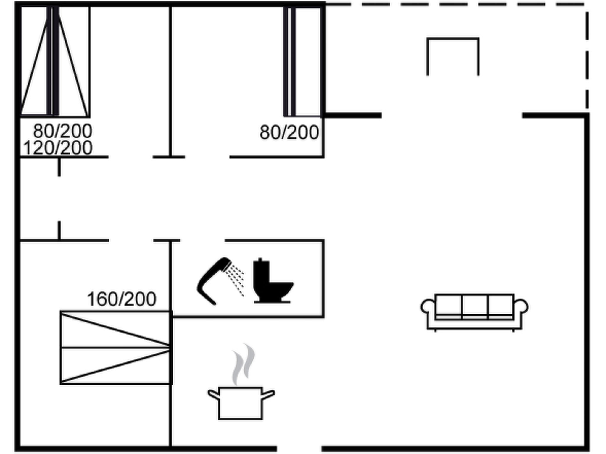 "Fulla" - 650m from the sea - Inside