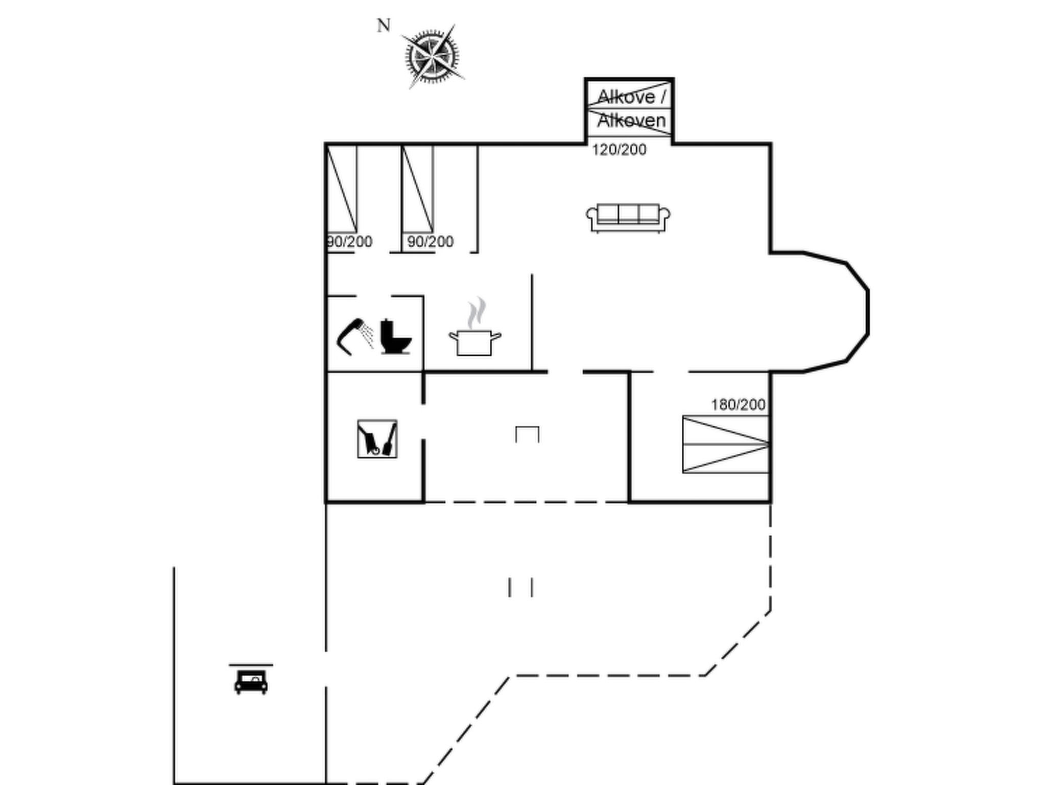 Vrijstaande vakantiewoning Linda op 600 meter van de kust van Sjællands Odde - foto 26