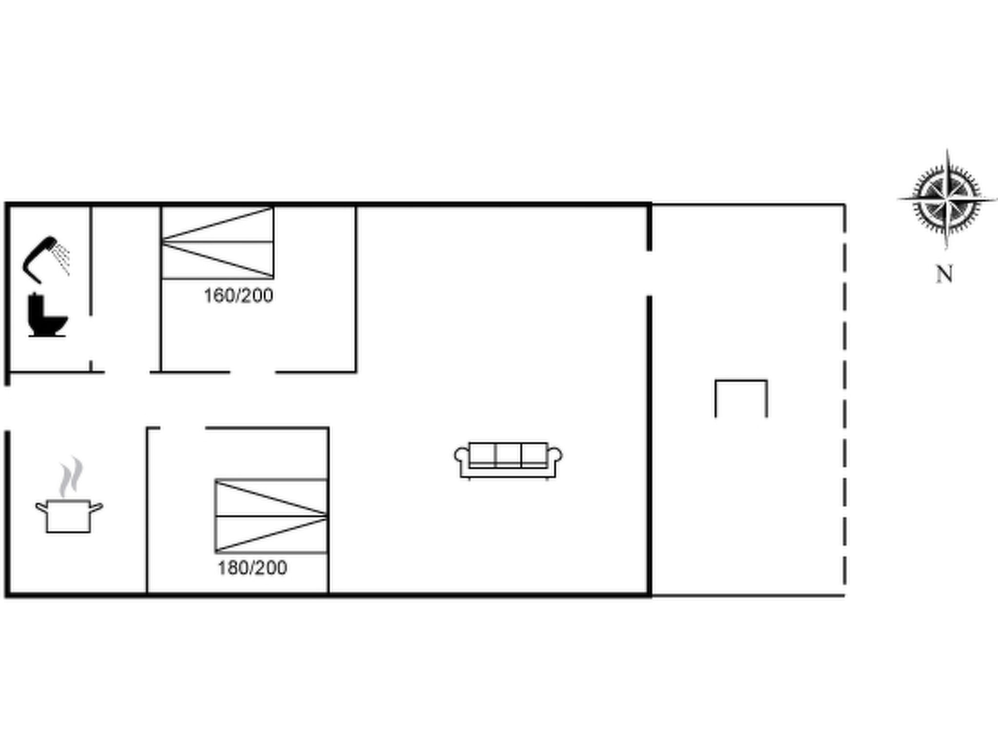 "Geske" - 3.2km from the sea - Inside