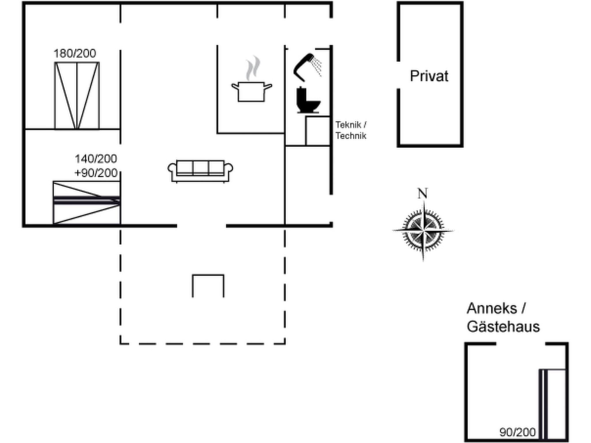 Maison "Haldis" - 120m from the sea – Plan, photo 26 sur 26