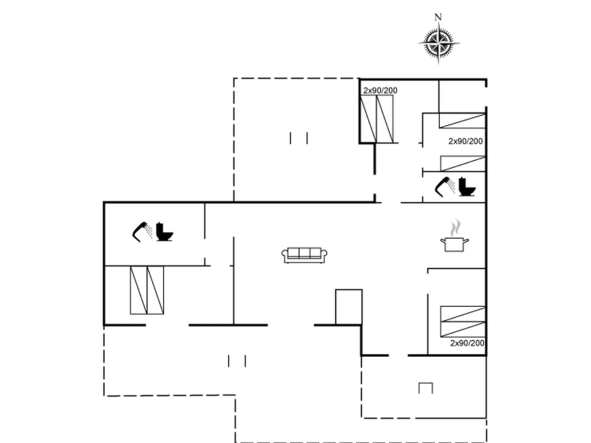 Maison "Malwina" - 800m from the sea – Plan, photo 21 sur 21